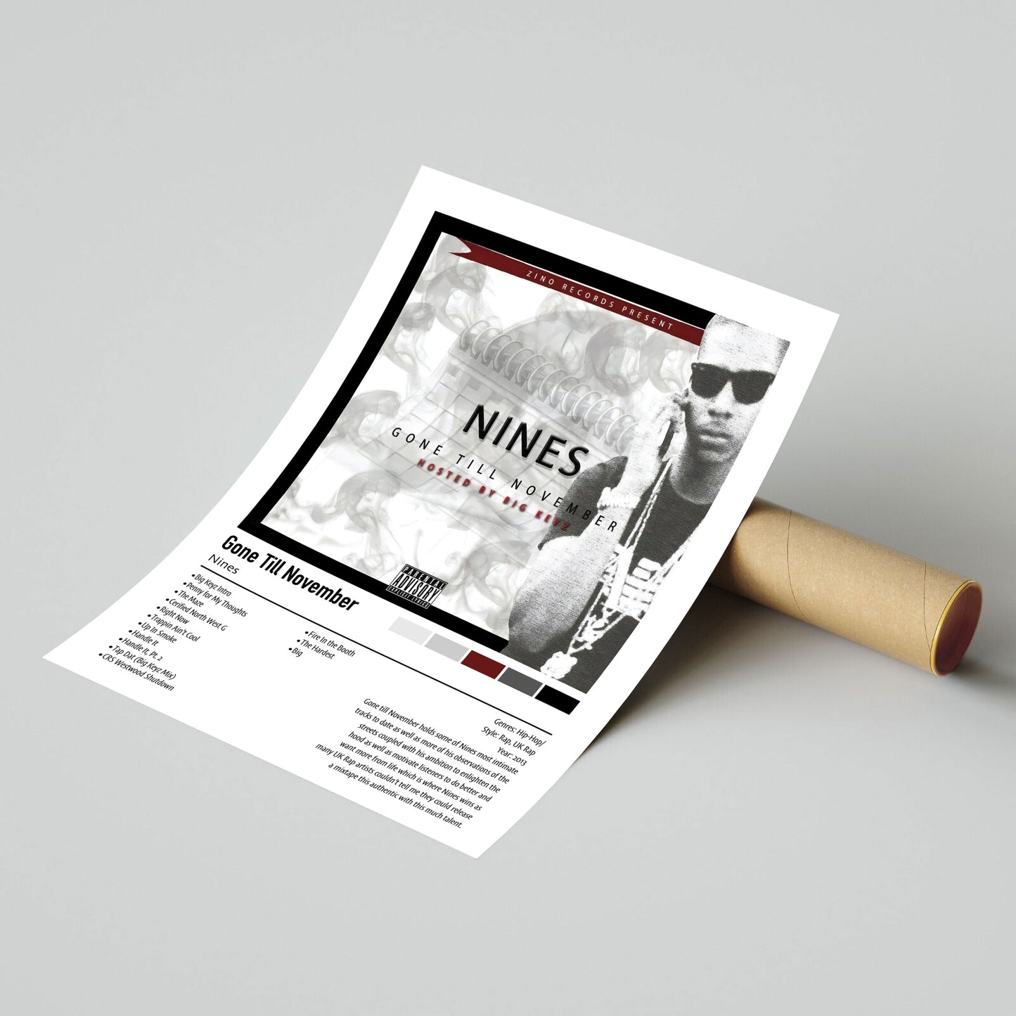 Nines | Gone Till November | Custom Album Cover Poster Print