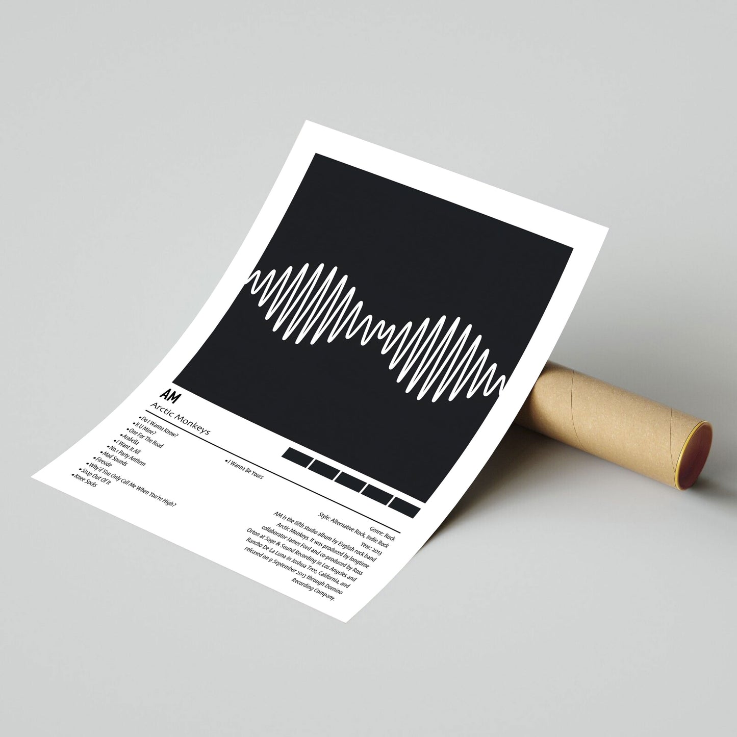 Arctic Monkeys | AM | Custom Album Cover Poster Print