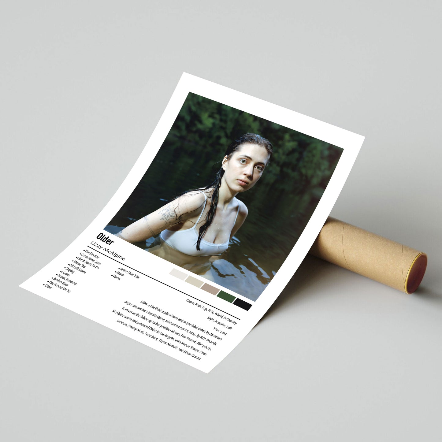 Lizzy McAlpine | Older | Custom Album Cover Poster Print