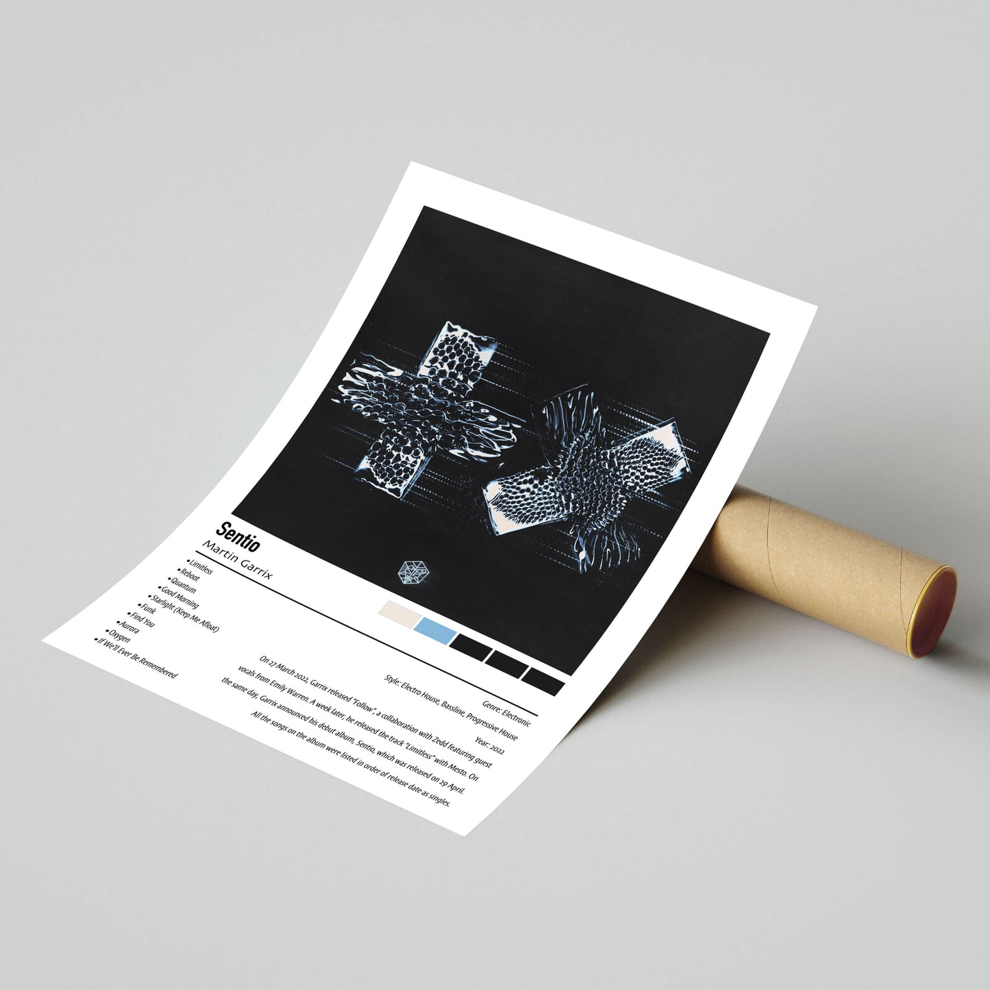 Martin Garrix | Sentio | Custom Album Cover Poster Print