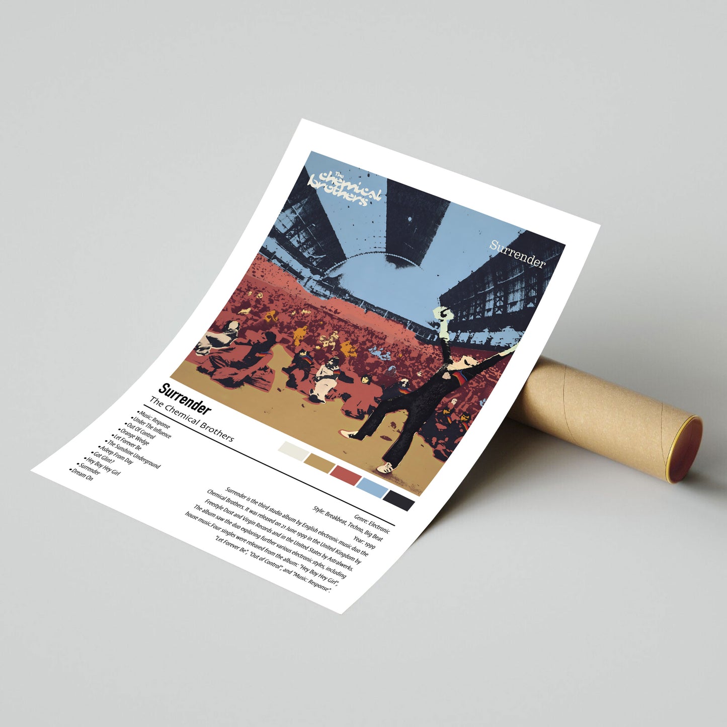 The Chemical Brothers | Surrender | Custom Album Cover Poster Print