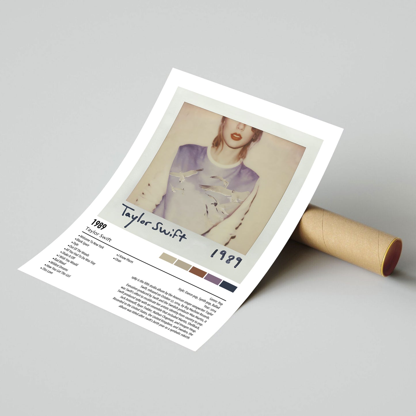 Taylor Swift | 1989 | Custom Album Cover Poster Print