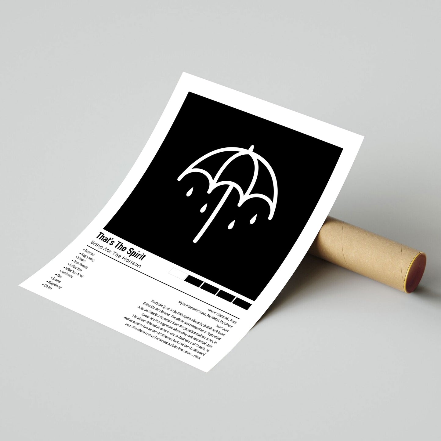 Bring Me The Horizon | That's The Spirit | Custom Album Cover Poster Print