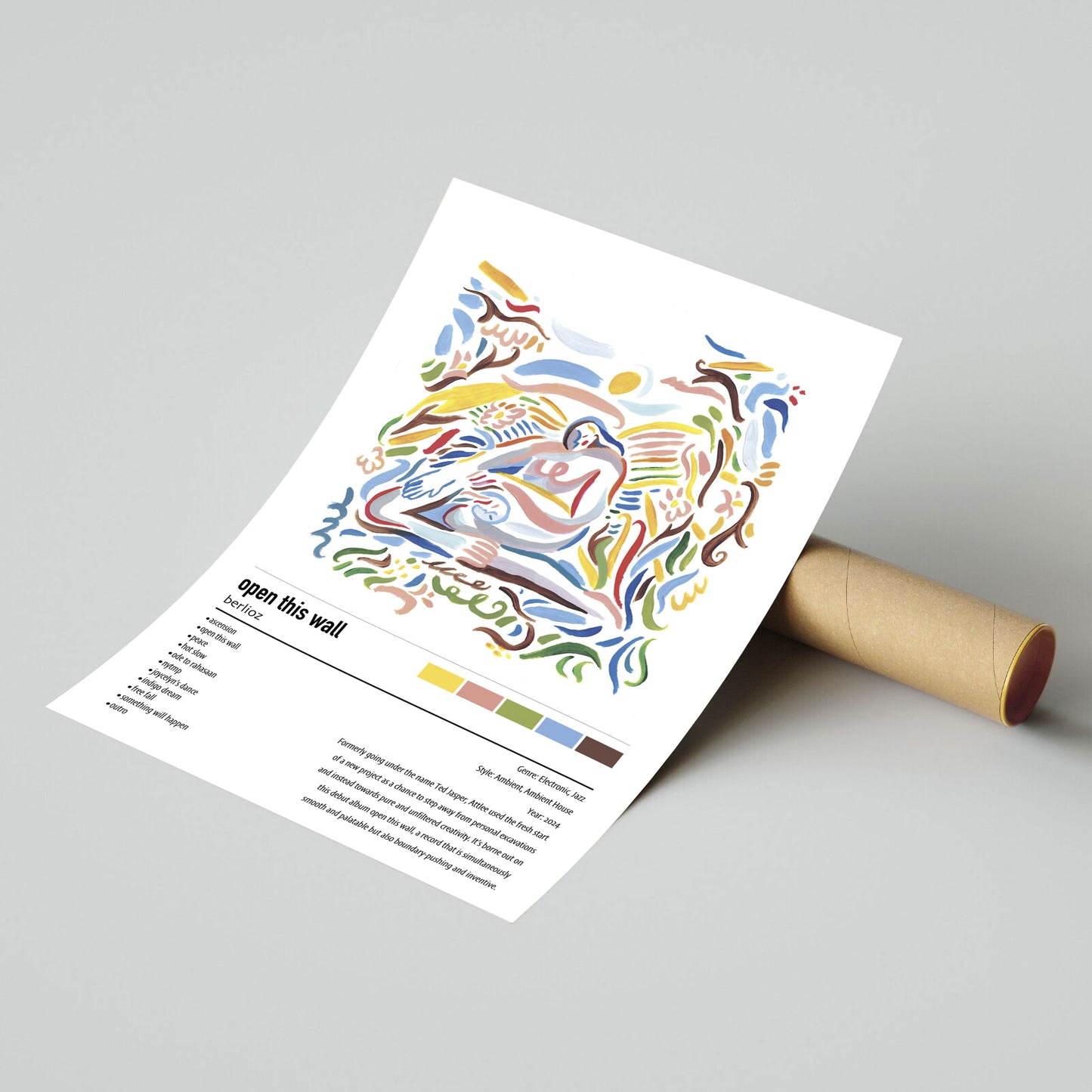 Berlioz | Open This Wall | Custom Album Cover Poster Print