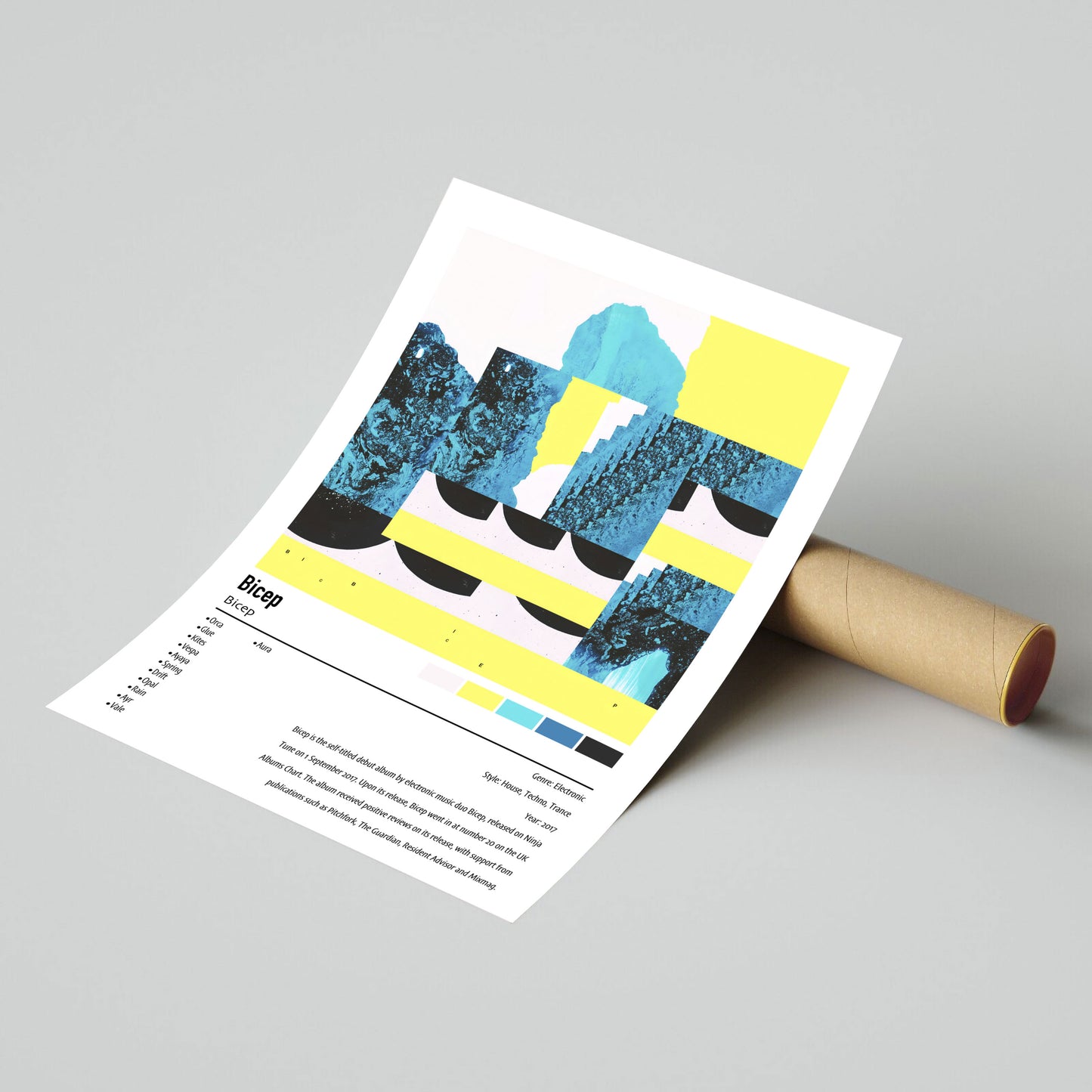 Bicep | Bicep | Custom Album Cover Poster Print