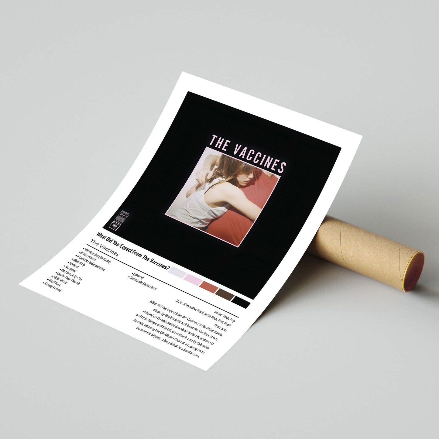 The Vaccines | What Did You Expect From The Vaccines? | Custom Album Cover Poster Print