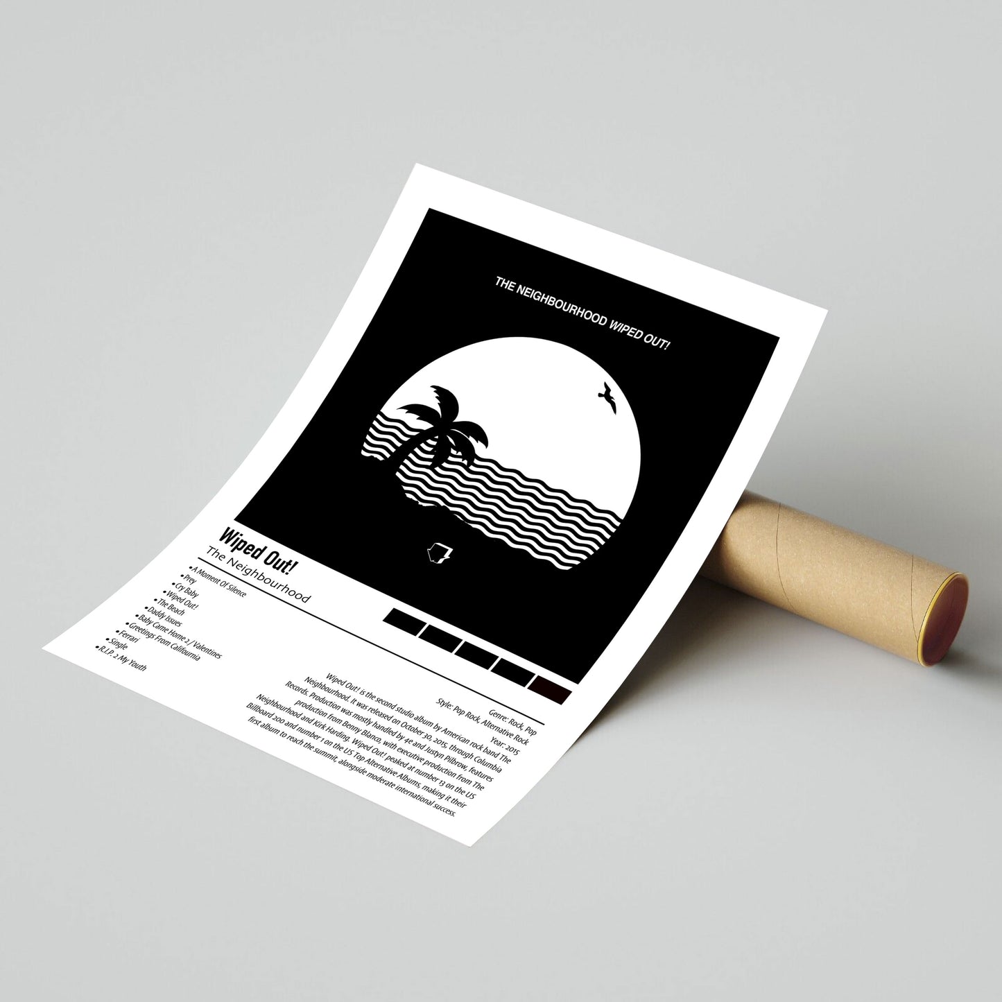 The Neighbourhood | Wiped Out! | Custom Album Cover Poster Print