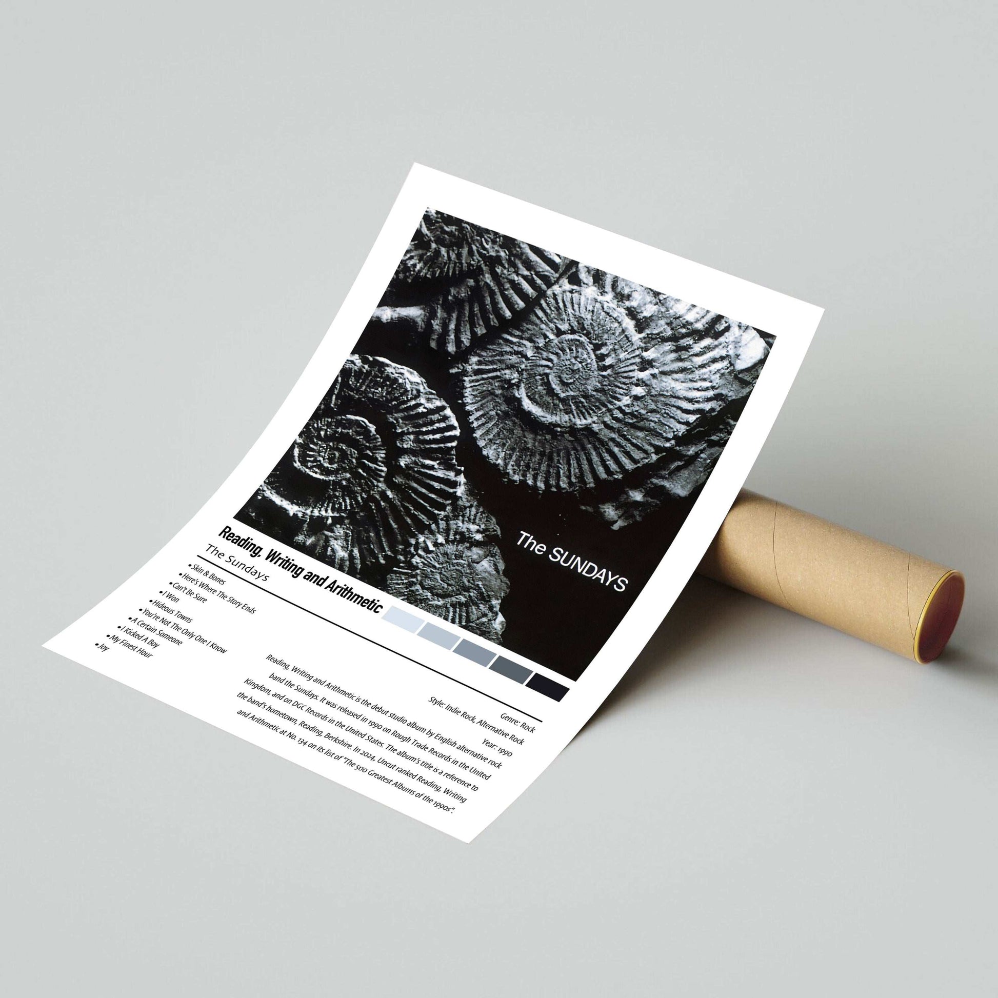 The Sundays | Reading, Writing and Arithmetic | Custom Album Cover Poster Print