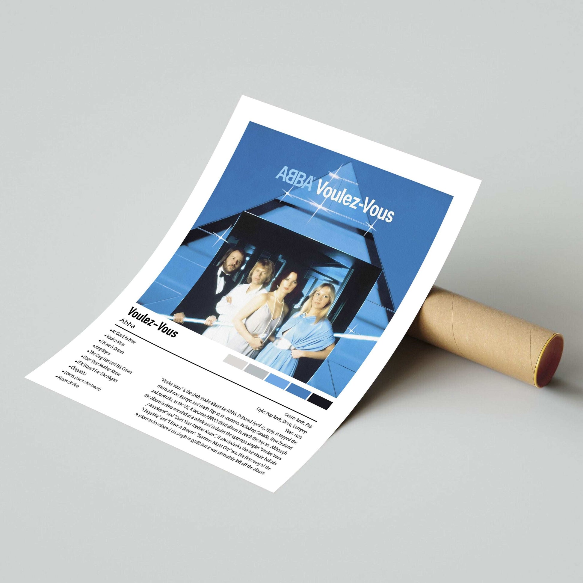 Abba | Voulez-Vous | Custom Album Cover Poster Print