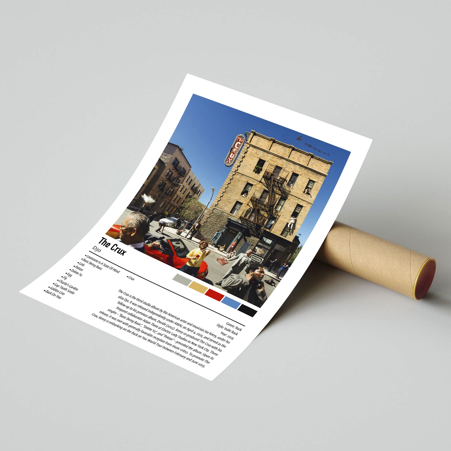 Djo | The Crux | Custom Album Cover Poster Print