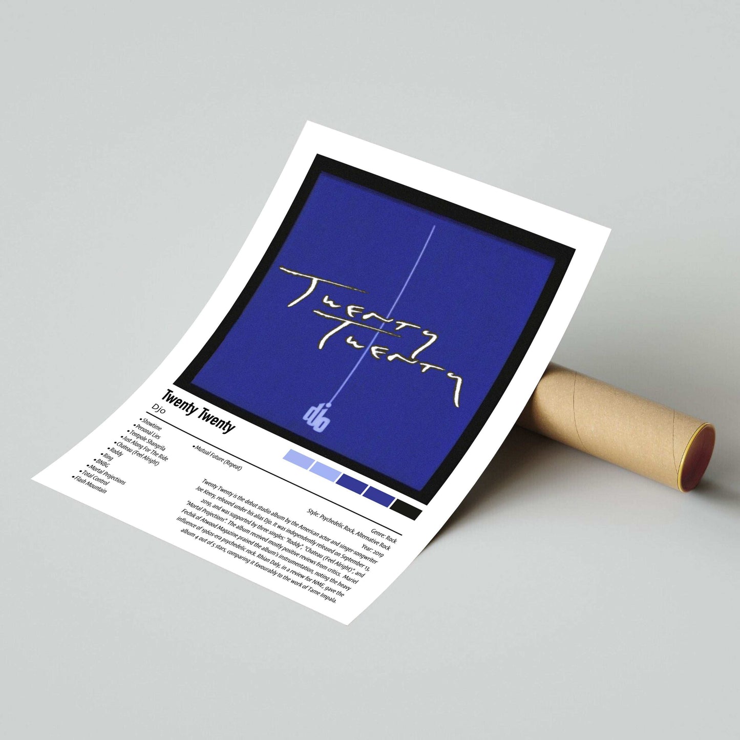 Djo | Twenty Twenty | Custom Album Cover Poster Print