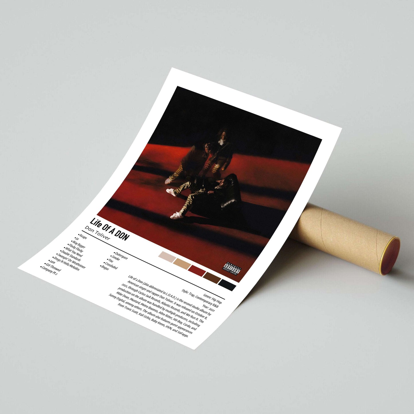 Don Oliver | Life Of A DON | Custom Album Cover Poster Print