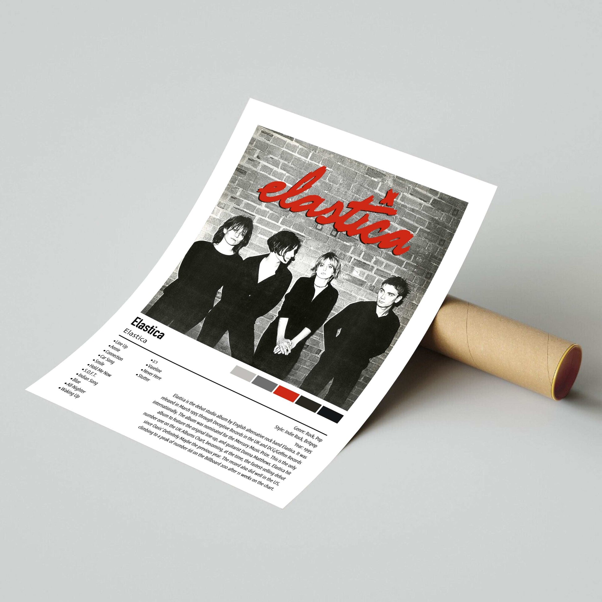 Elastica | Elastica | Custom Album Cover Poster Print