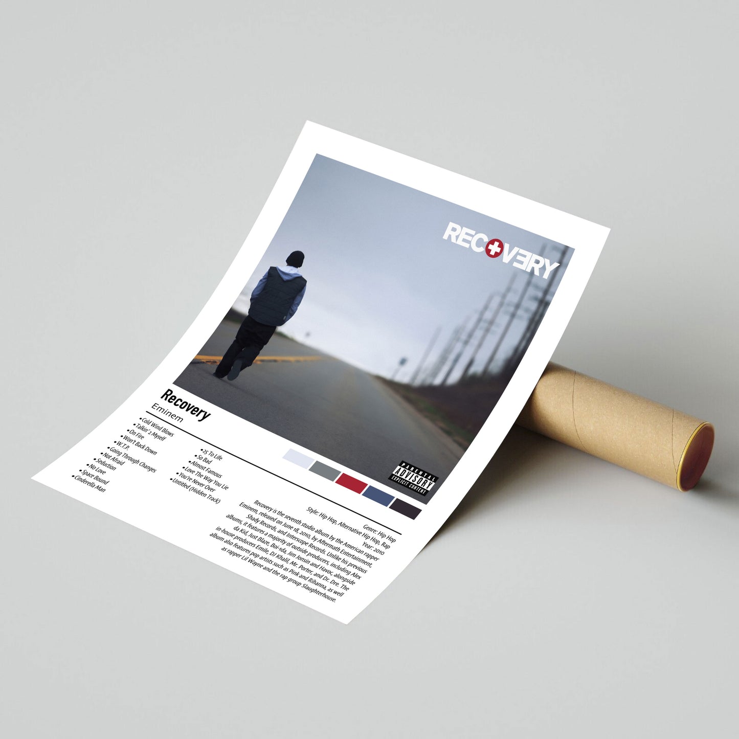 Eminem | Recovery | Custom Album Cover Poster Print