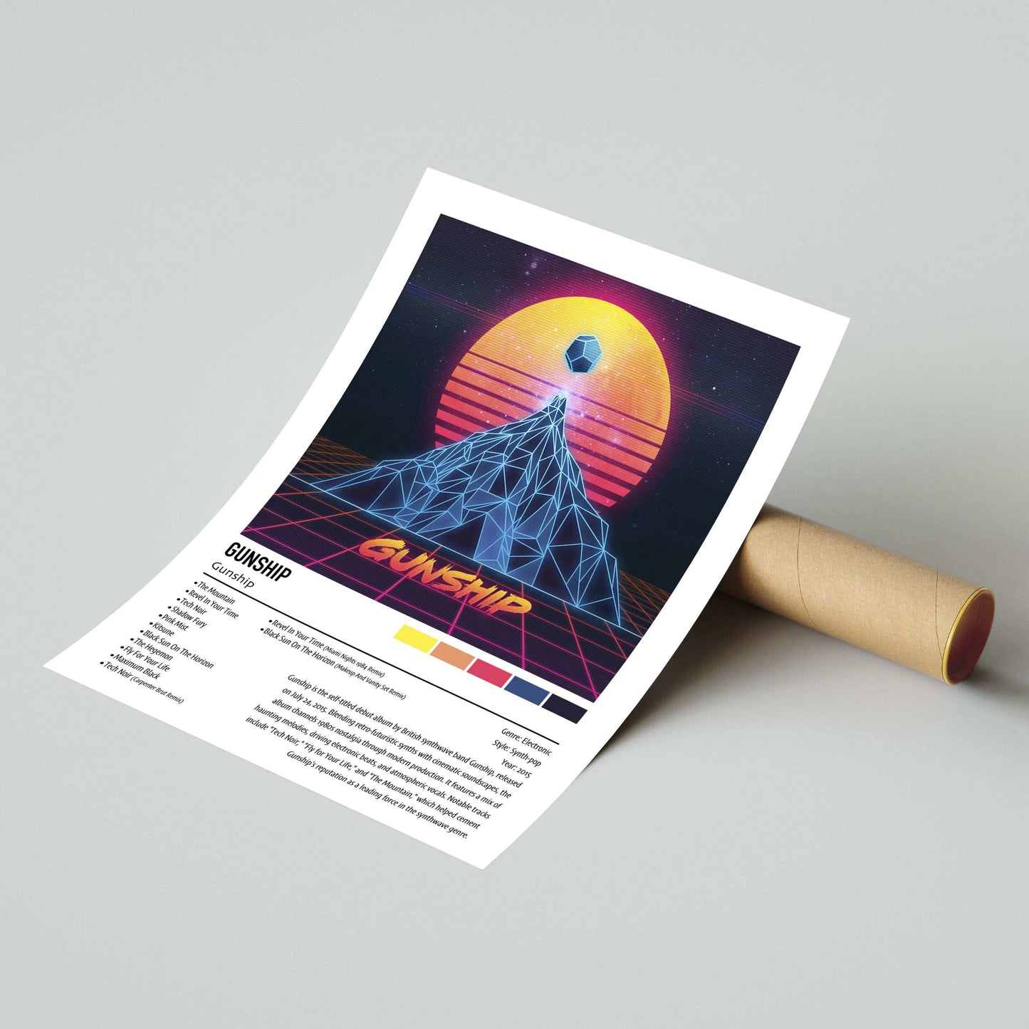Gunship | Gunship | Custom Album Cover Poster Print