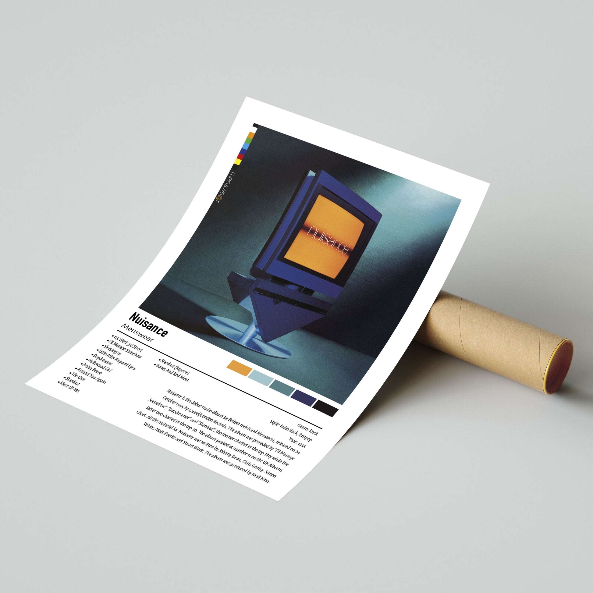 Menswear | Nuisance | Custom Album Cover Poster Print