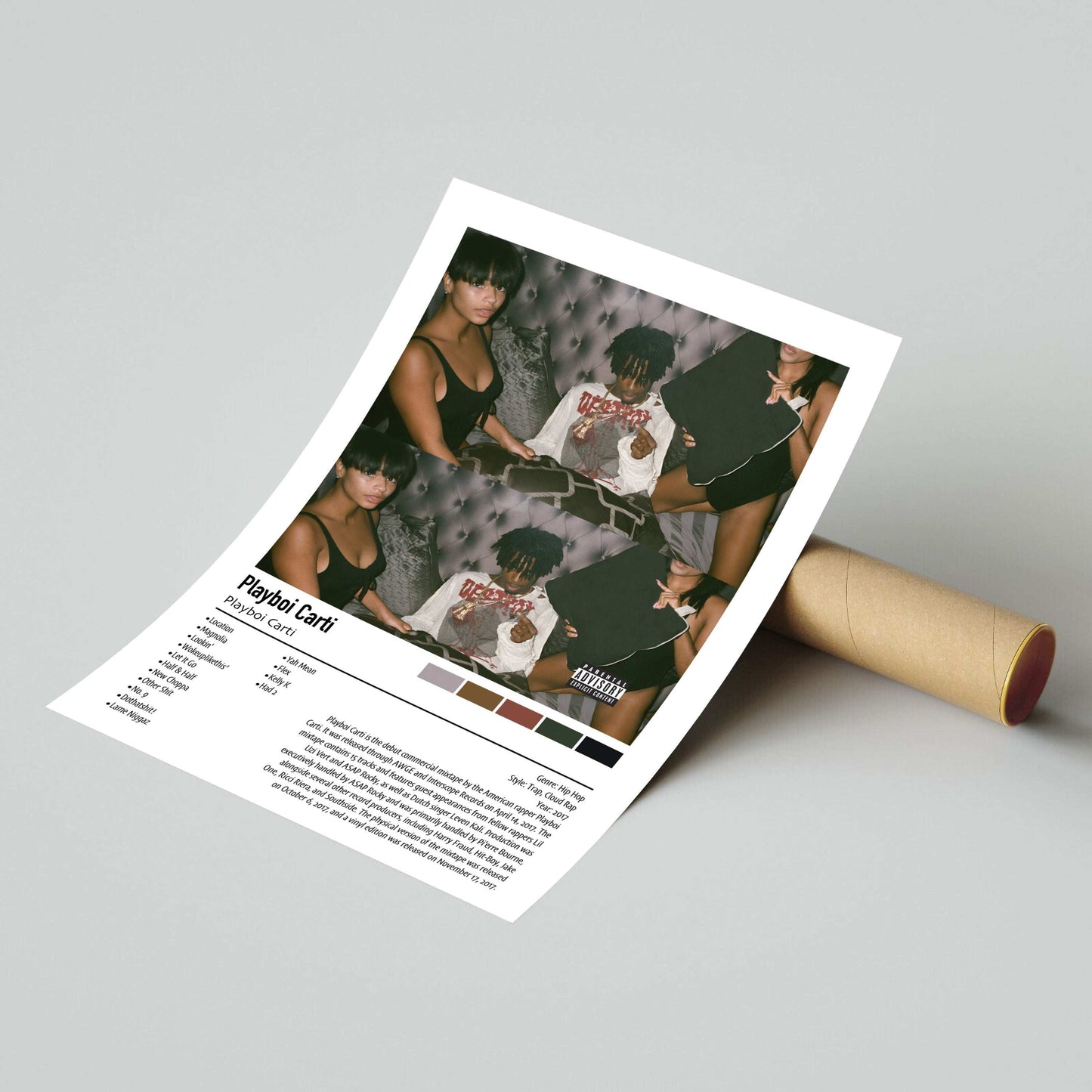 Playboi Carti | Playboi Carti | Custom Album Cover Poster Print