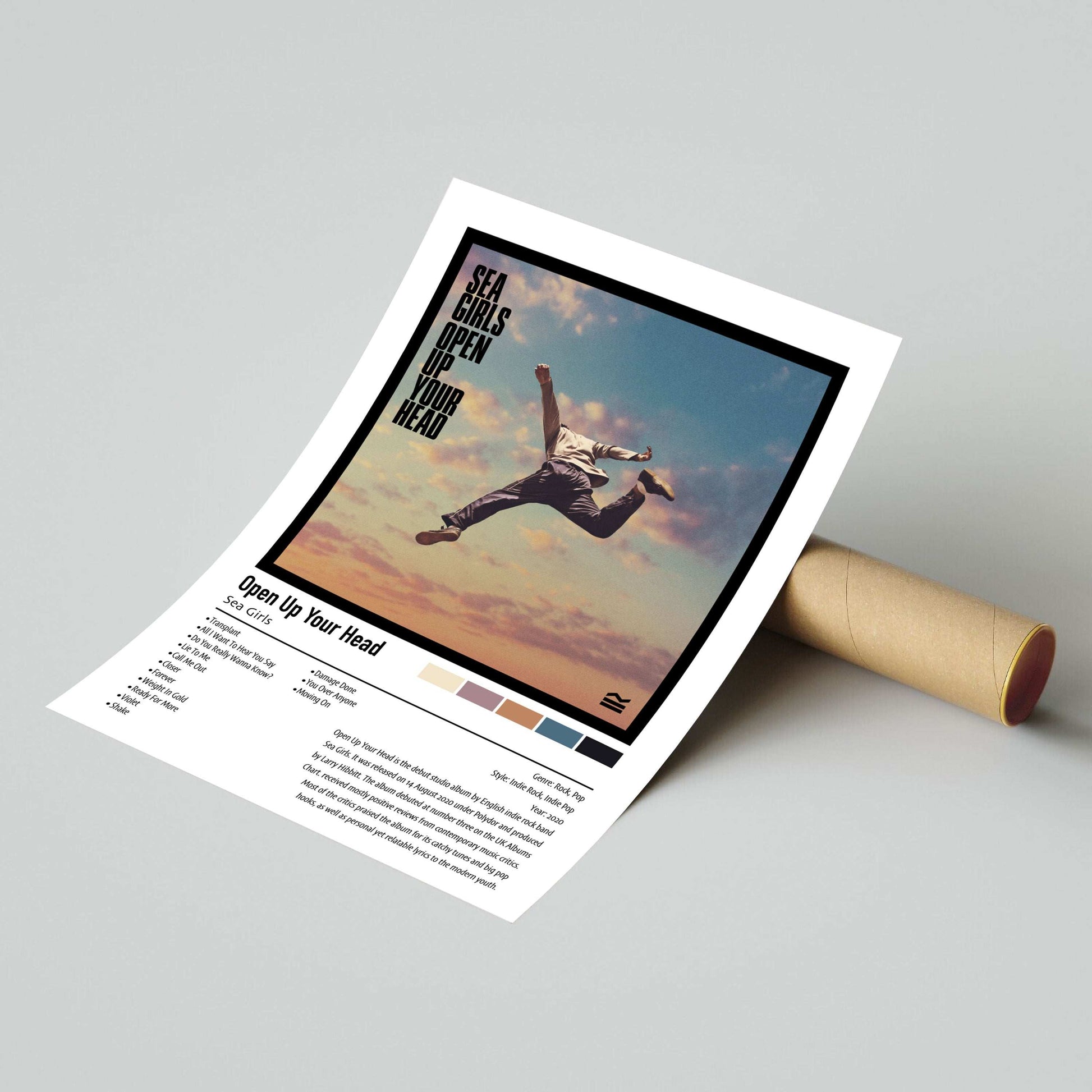 Sea Girls | Open Up Your Head | Custom Album Cover Poster Print