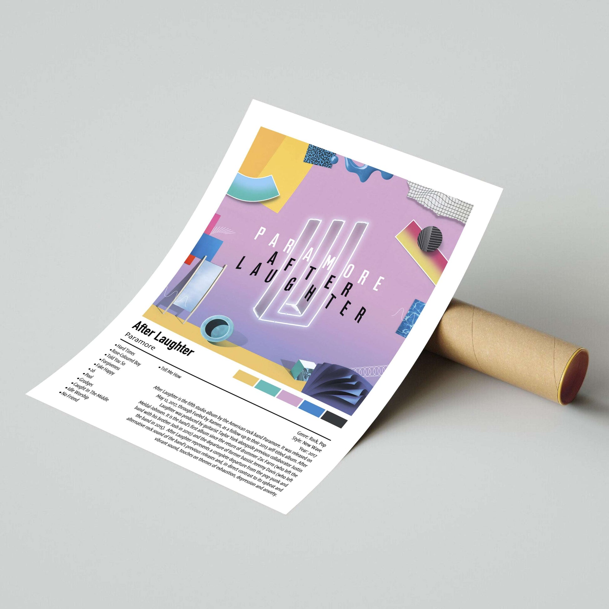 Paramore | After Laughter | Custom Album Cover Poster Print