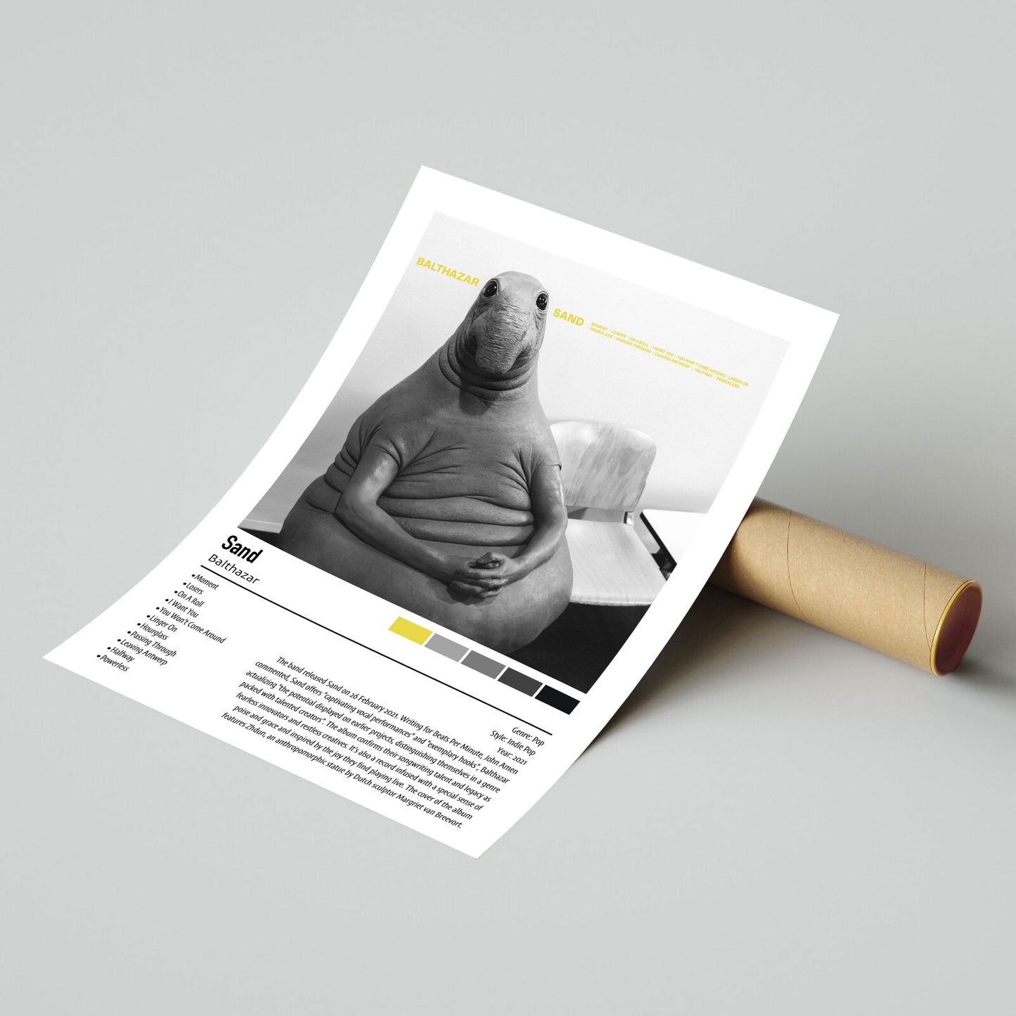 Balthazar | Sand | Custom Album Cover Poster Print