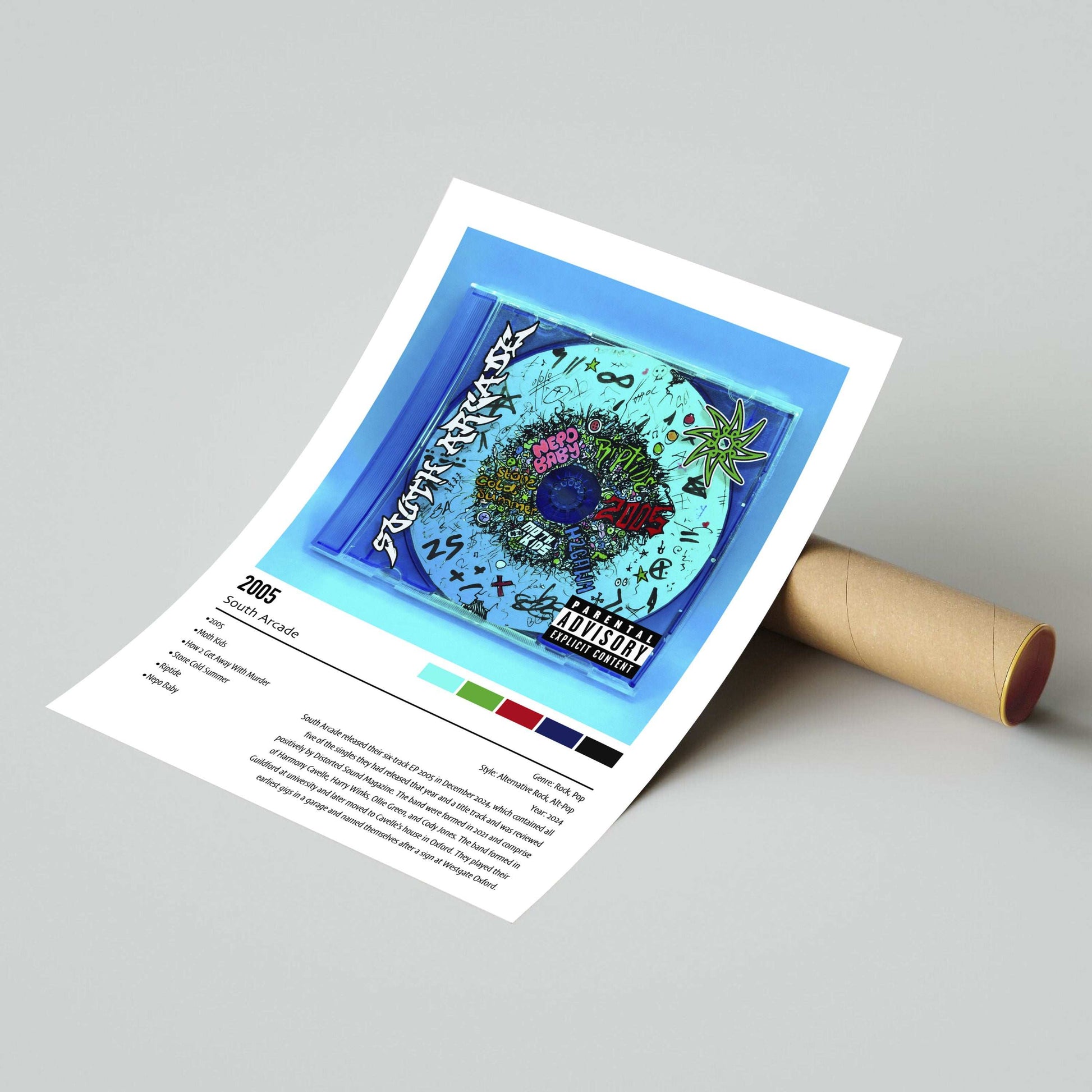 South Arcade | 2005 | Custom Album Cover Poster Print