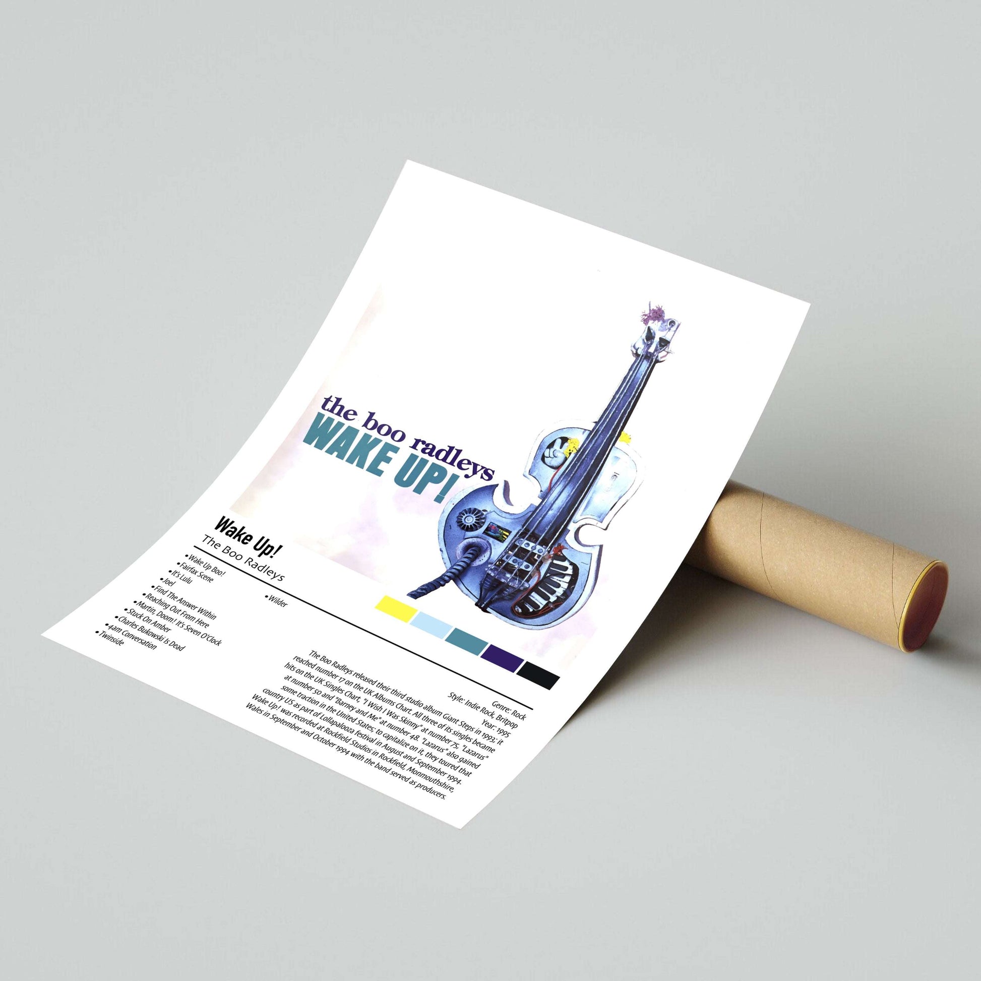 The Boo Radleys | Wake Up! | Custom Album Cover Poster Print