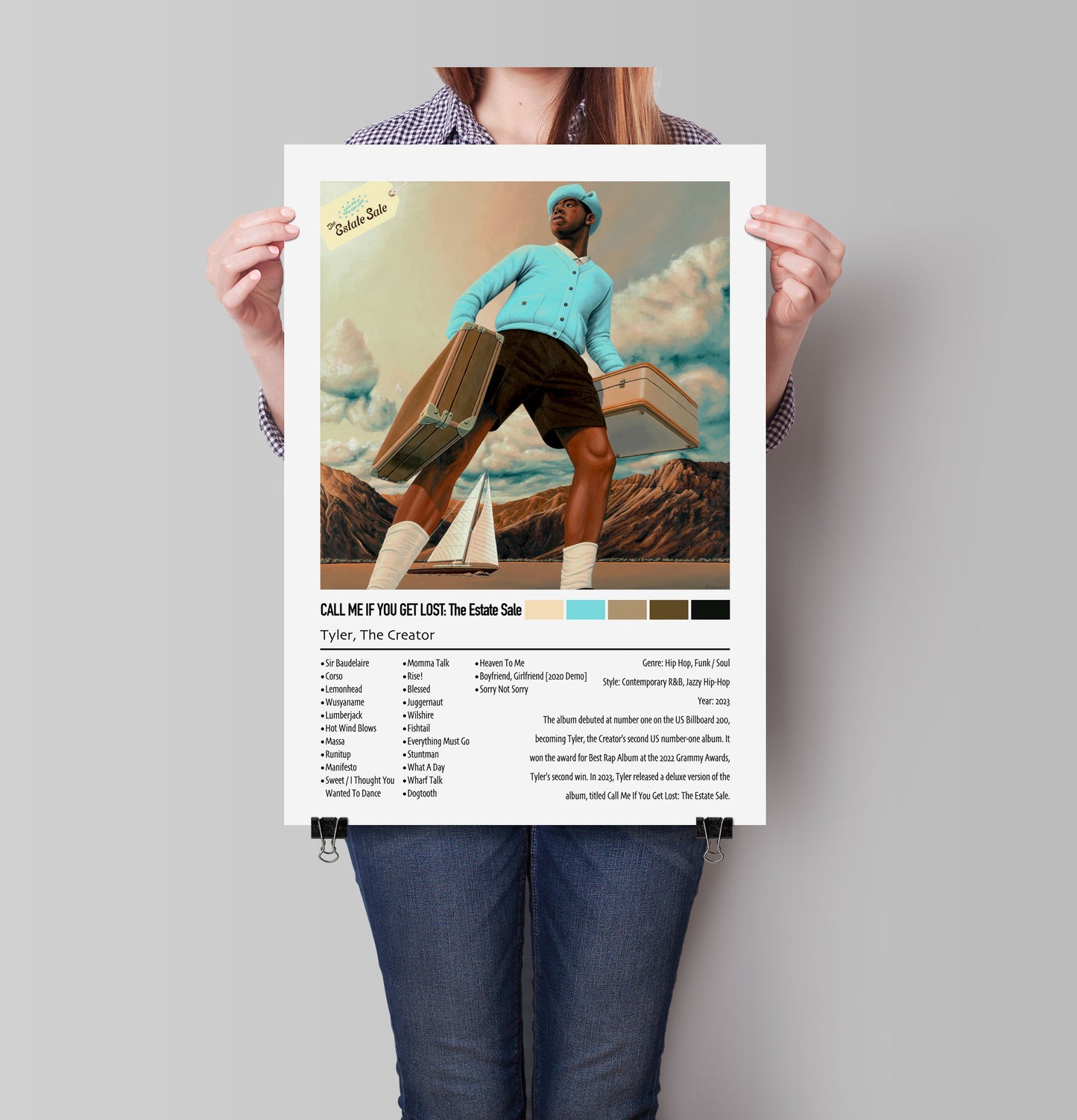 Tyler, The Creator | CALL ME IF YOU GET LOST: The Estate Sale | Custom Album Cover Poster Print