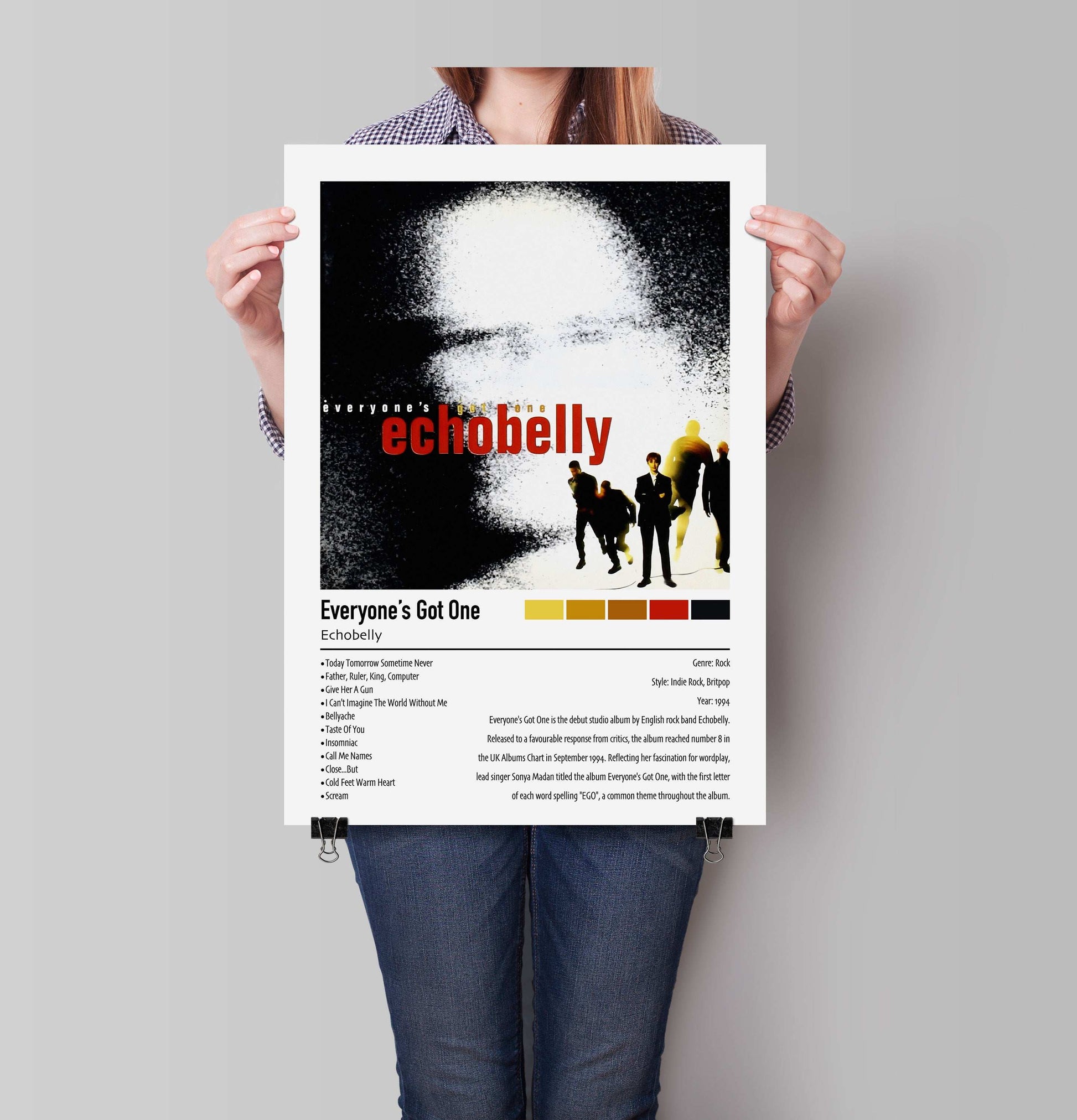 Echobelly | Everyone's Got One | Custom Album Cover Poster Print