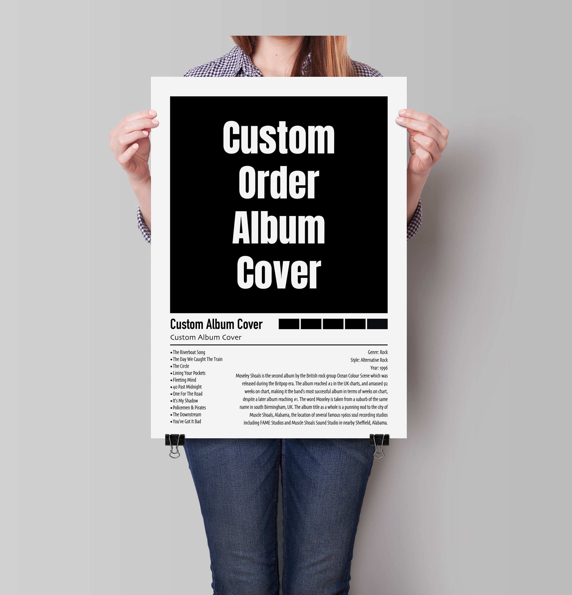 Custom Order Album Cover Poster Print