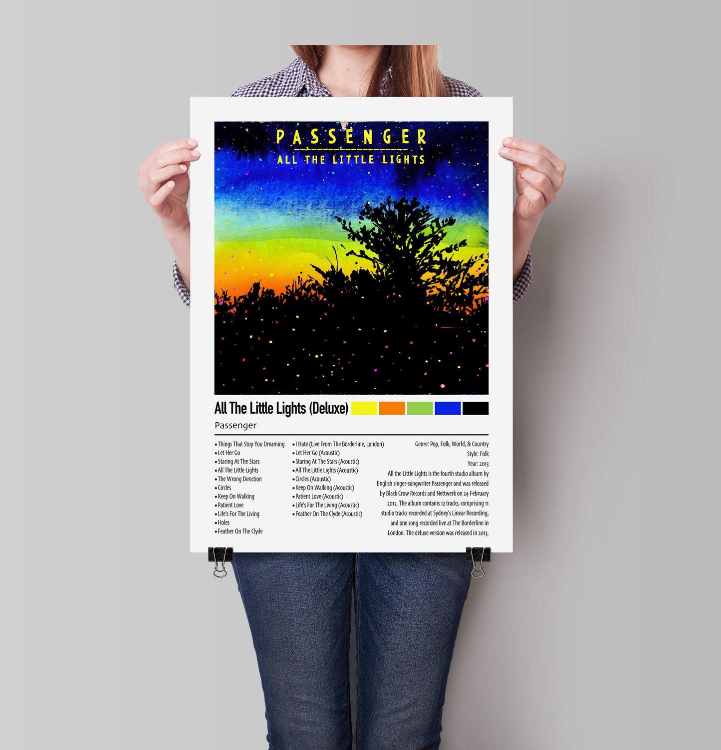 Passenger | All The Little Lights (Deluxe) | Custom Album Cover Poster Print