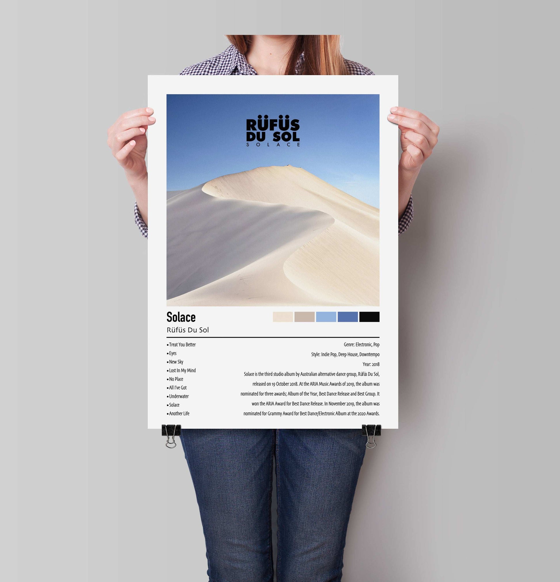 Rüfüs Du Sol | Solace | Custom Album Cover Poster Print