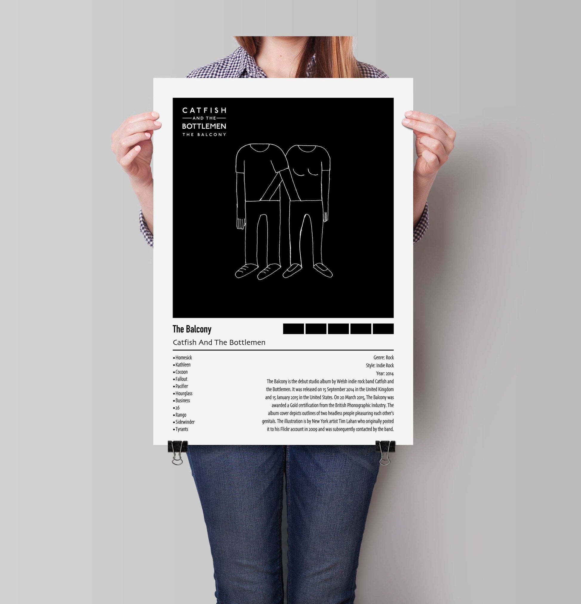 Catfish And The Bottlemen | The Balcony | Custom Album Cover Poster Print