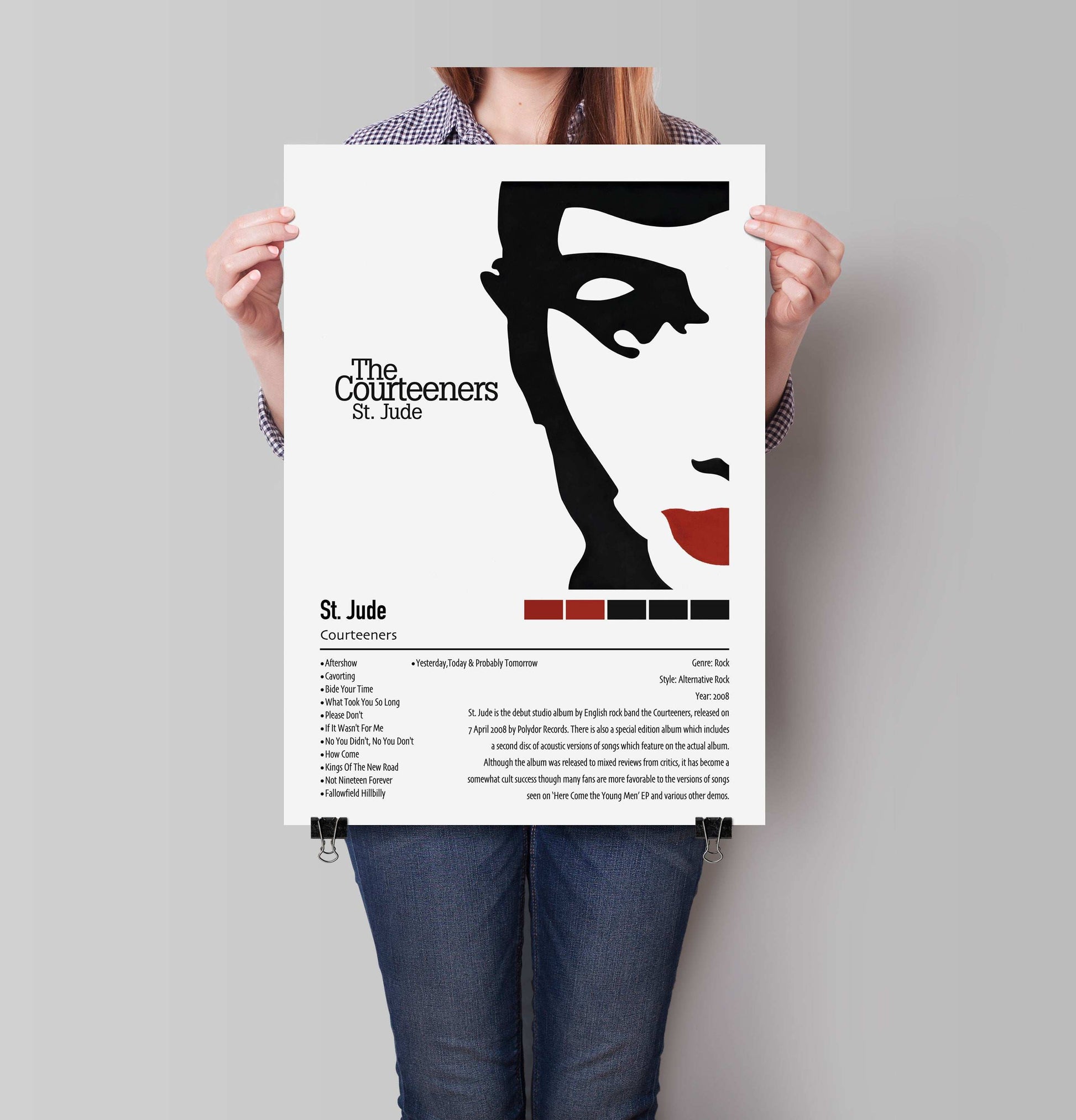 Courteeners | St. Jude | Custom Album Cover Poster Print