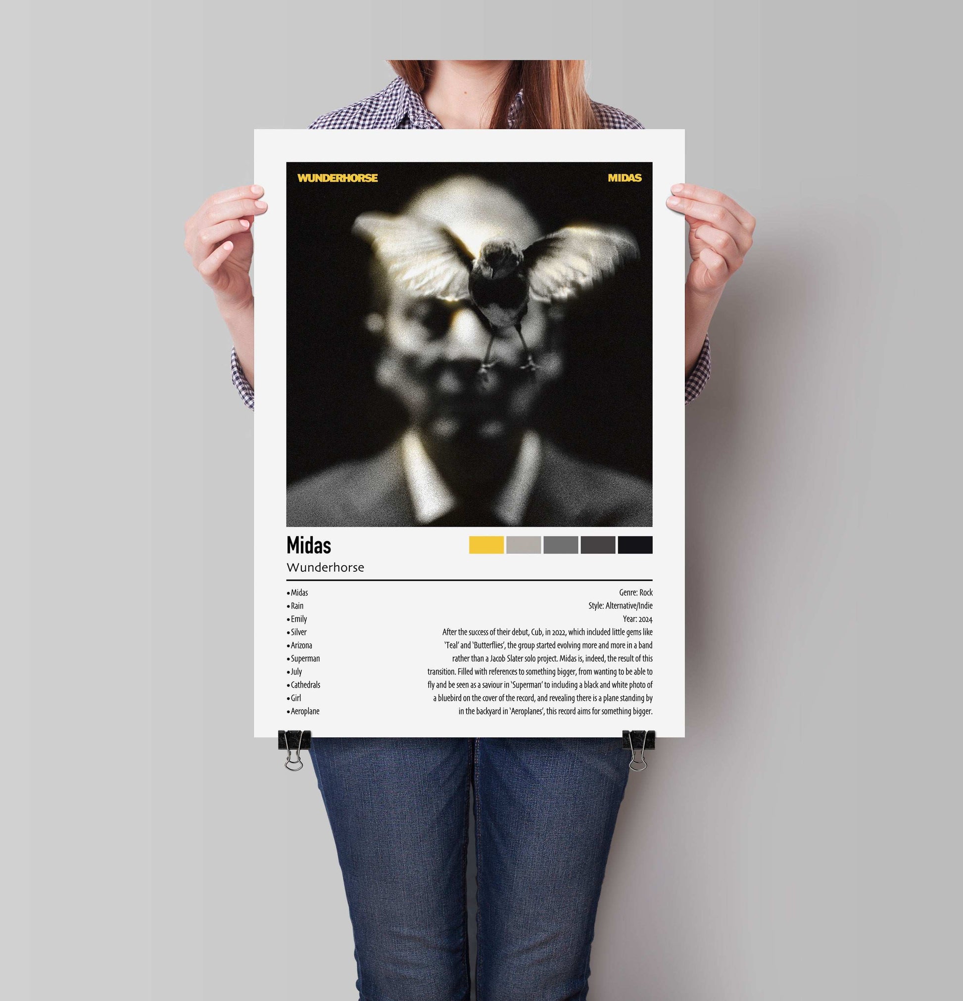 Wunderhorse | Midas | Custom Album Cover Poster Print