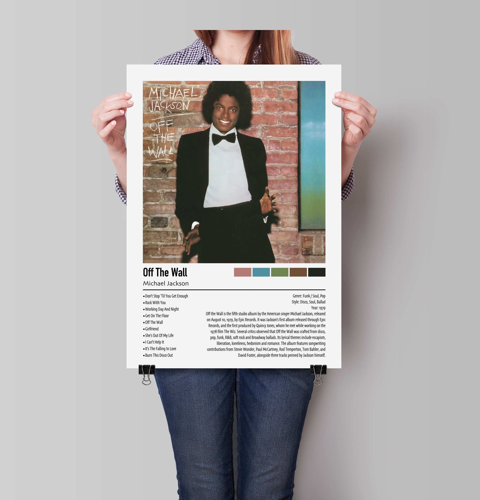 Michael Jackson | Off The Wall | Custom Album Cover Poster Print