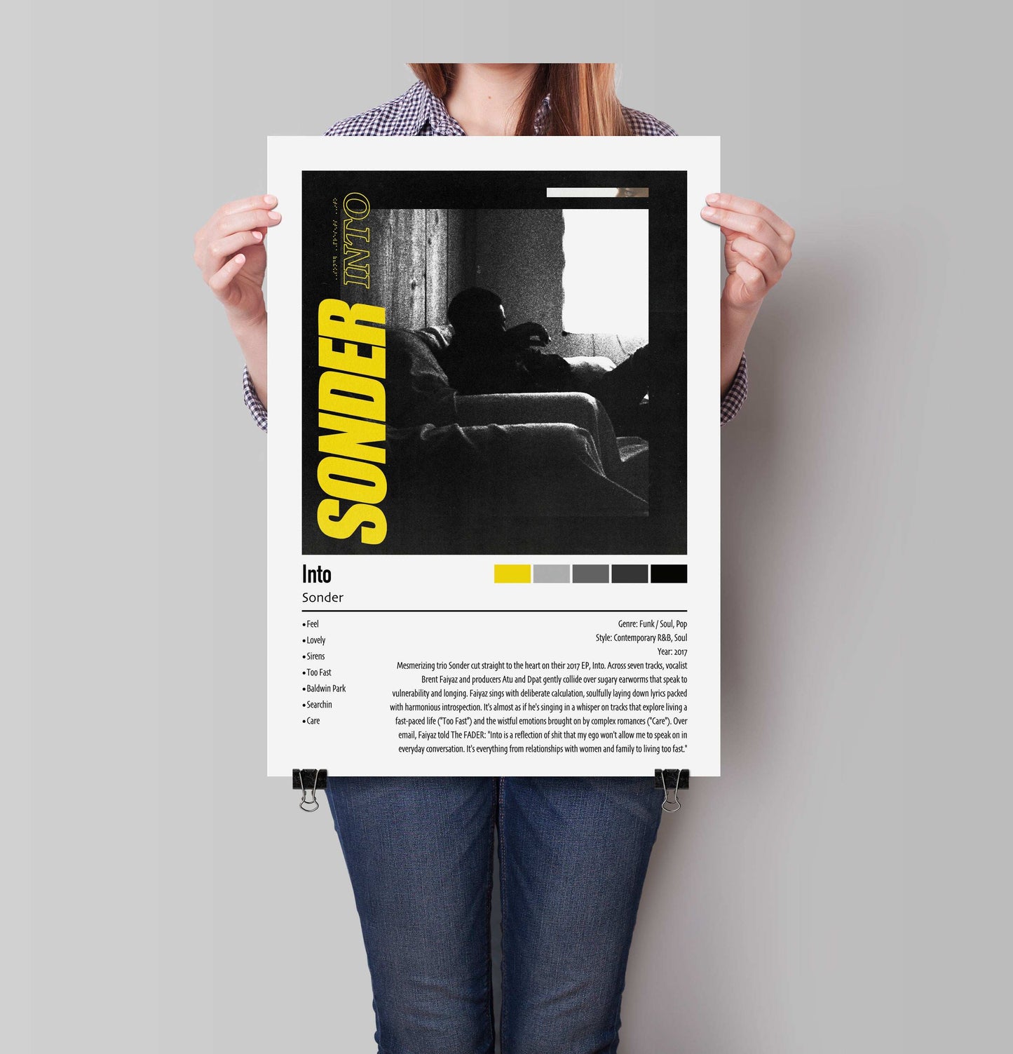 Sonder | Into | Custom Album Cover Poster Print