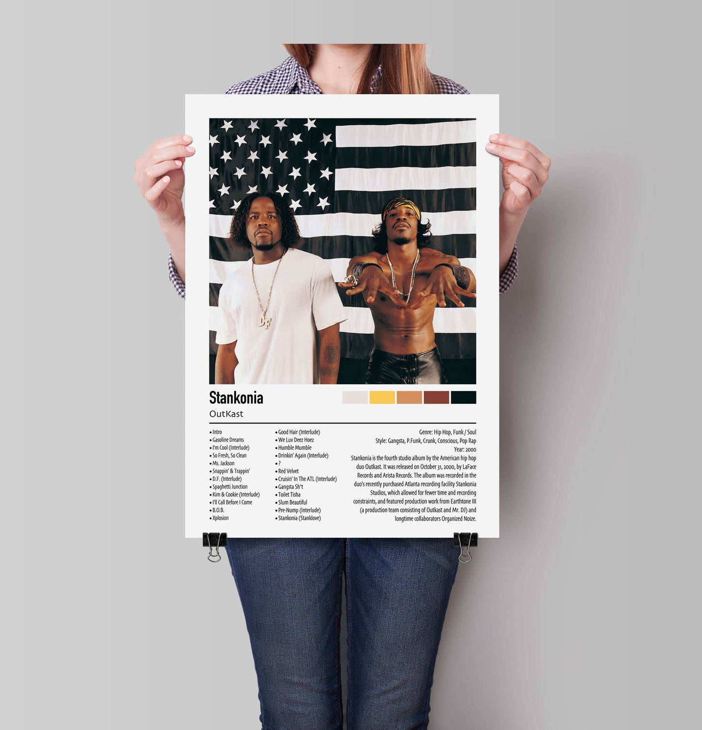 Outkast | Stankonia | Custom Album Cover Poster Print