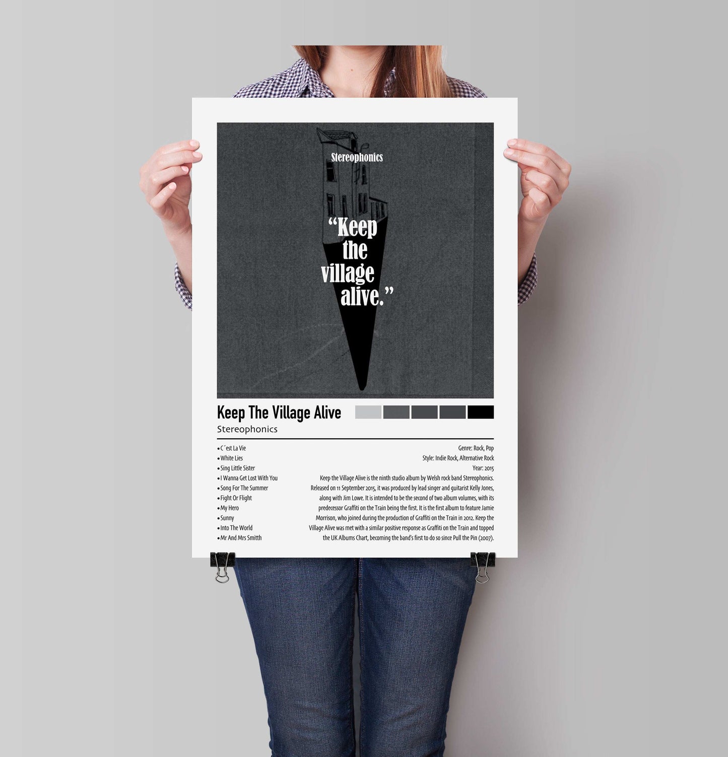 Stereophonics | Keep The Village Alive | Custom Album Cover Poster Print