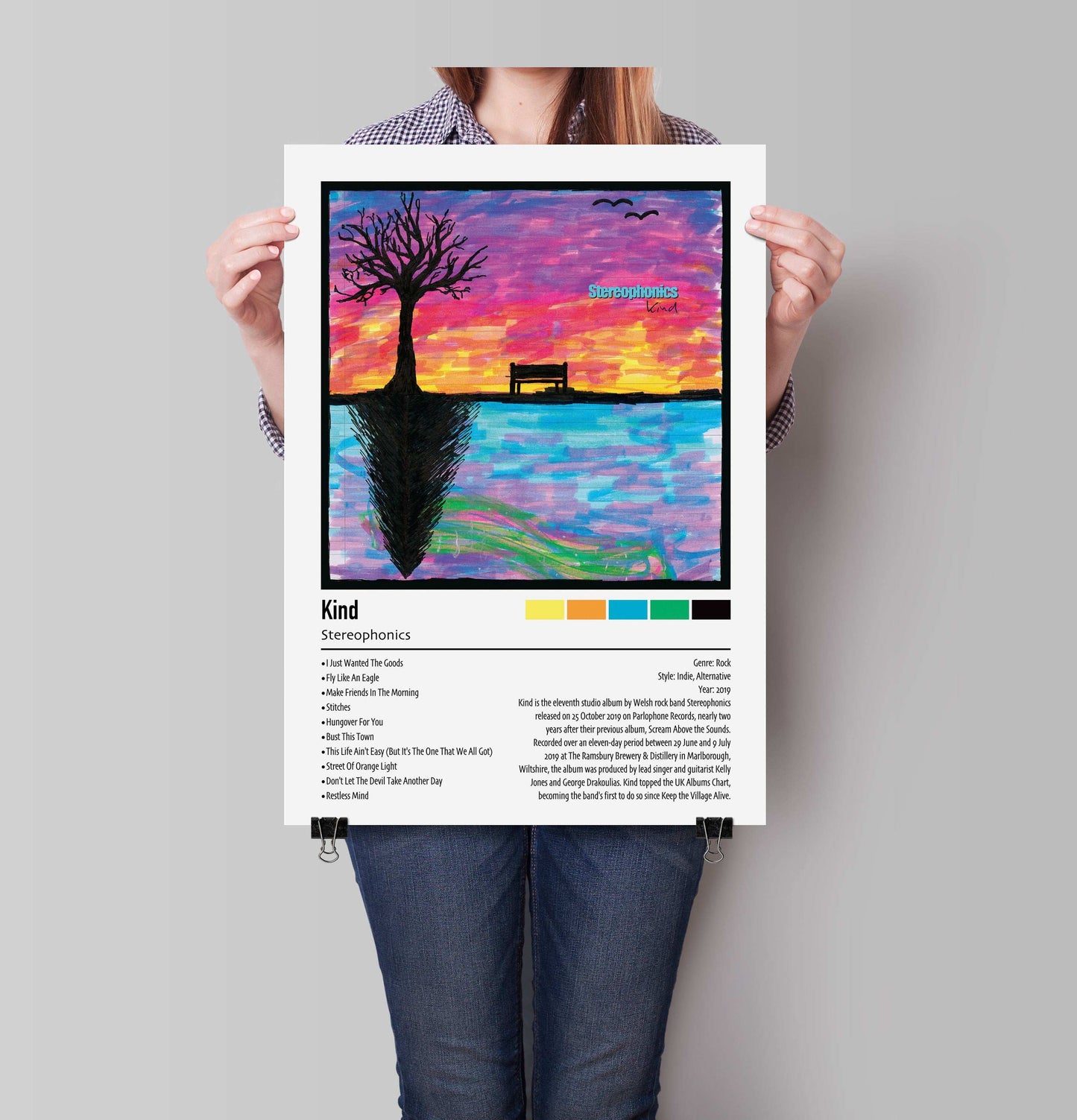 Stereophonics | Kind | Custom Album Cover Poster Print