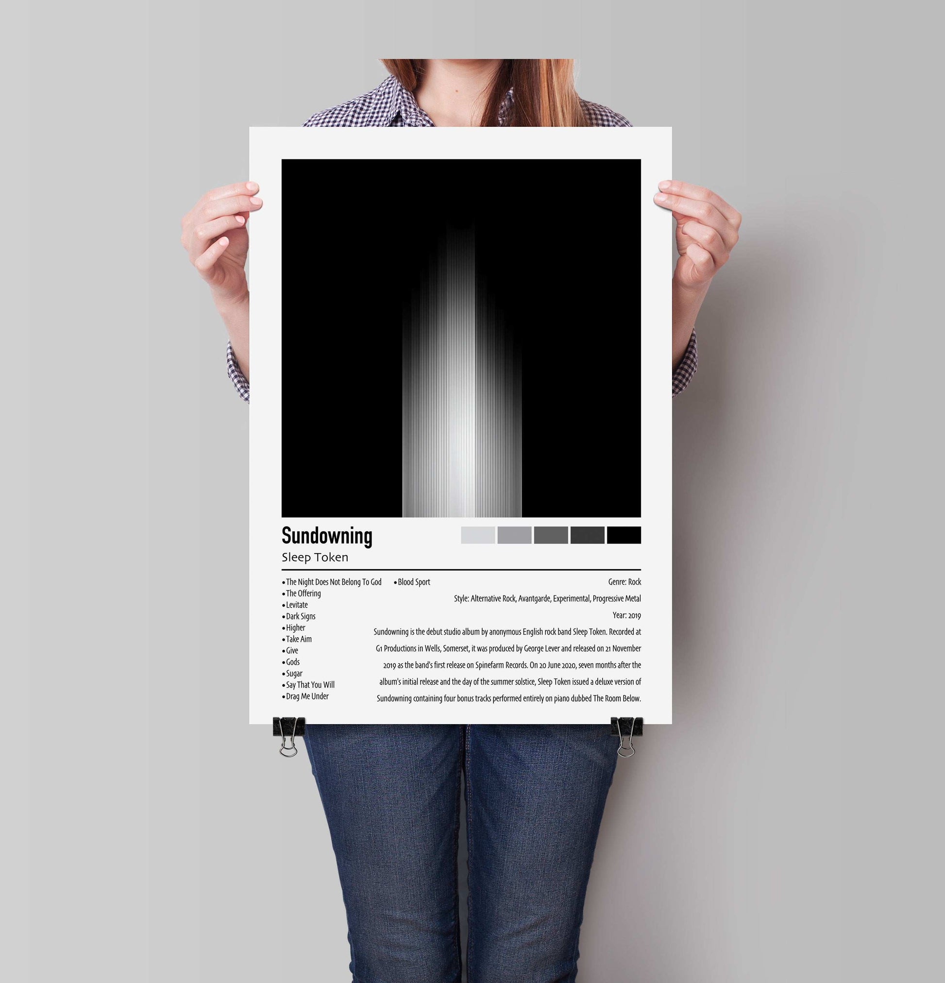 Sleep Token | Sundowning | Custom Album Cover Poster Print