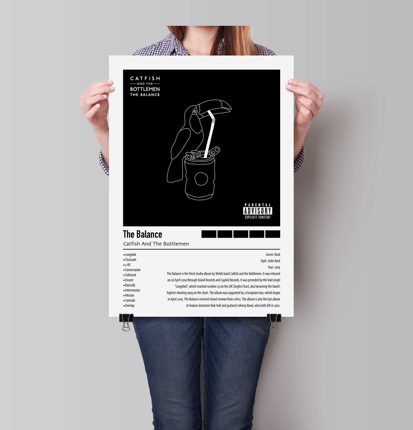 Catfish And The Bottlemen | The Balance | Custom Album Cover Poster Print