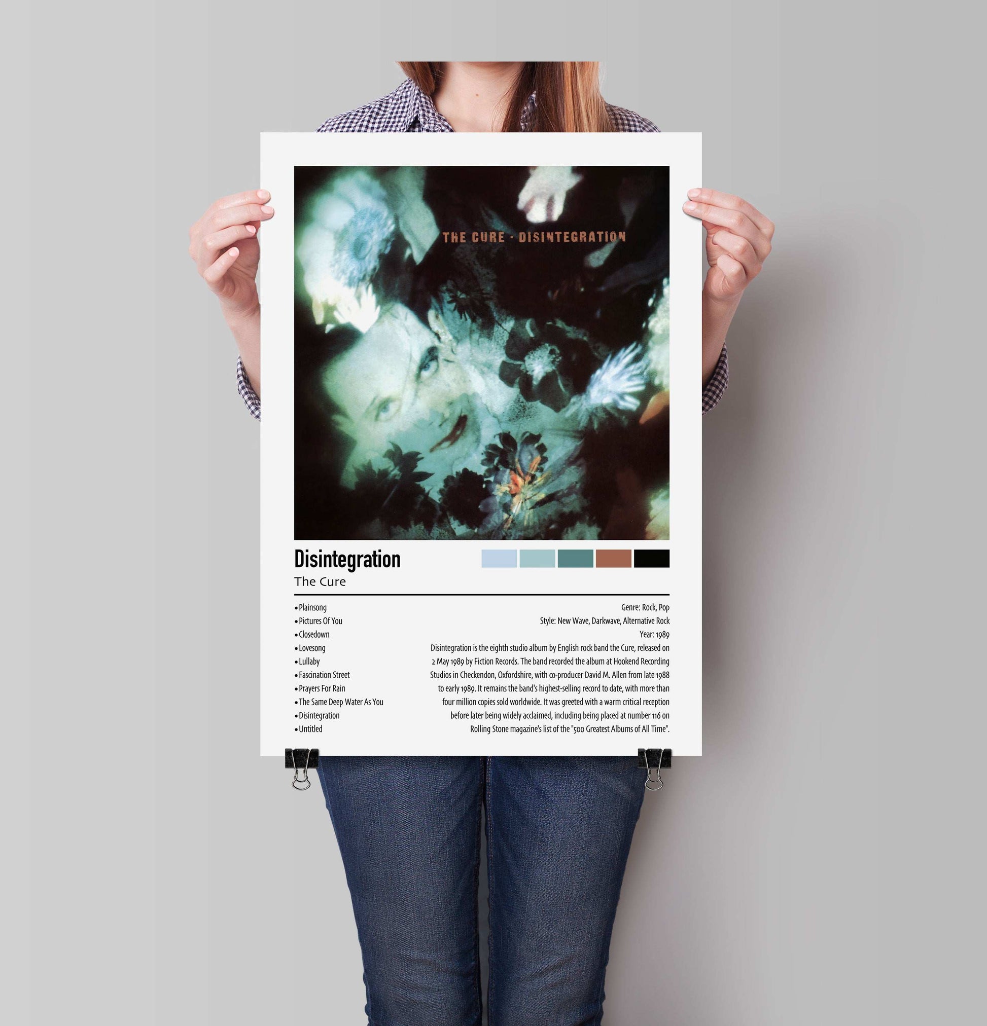 The Cure | Disintegration | Custom Album Cover Poster Print