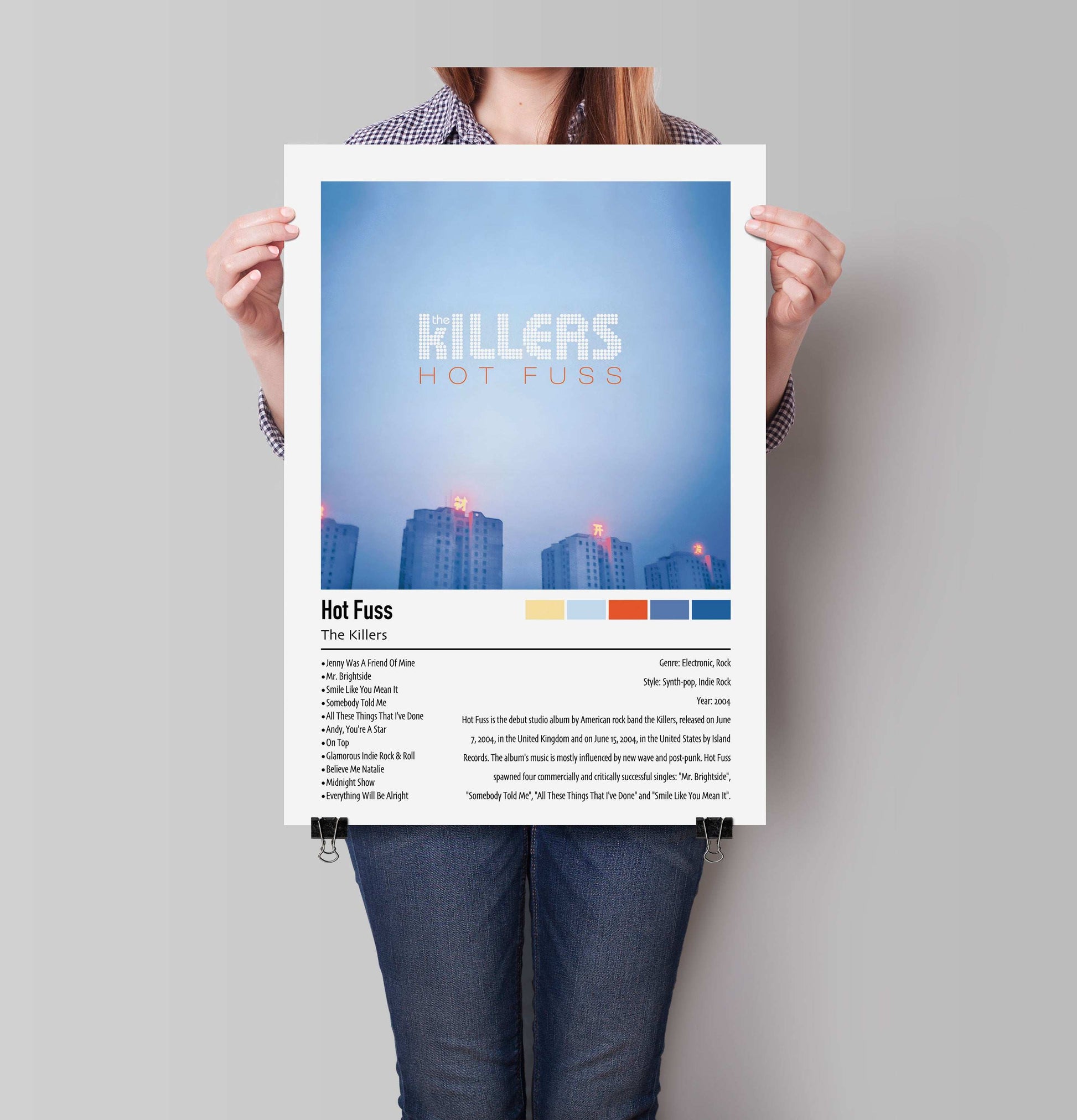 The Killers | Hot Fuss | Custom Album Cover Poster Print