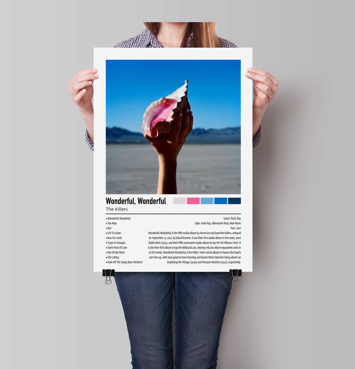 The Killers | Wonderful, Wonderful | Custom Album Cover Poster Print