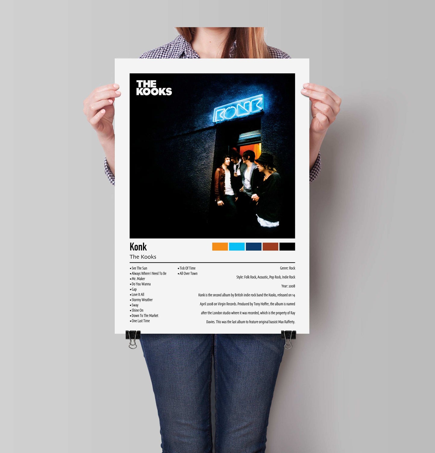 The Kinks | Konk | Custom Album Cover Poster Print