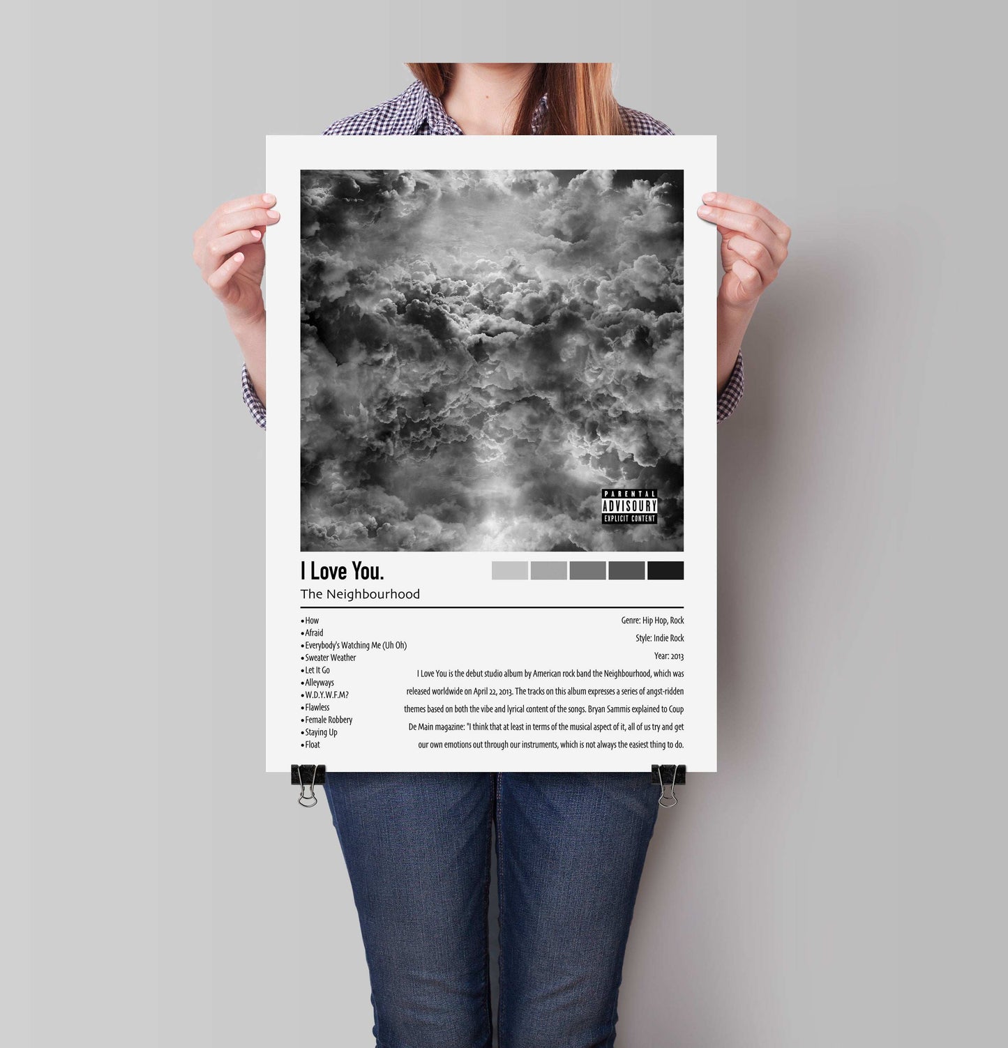 The Neighbourhood | I Love You. | Custom Album Cover Poster Print