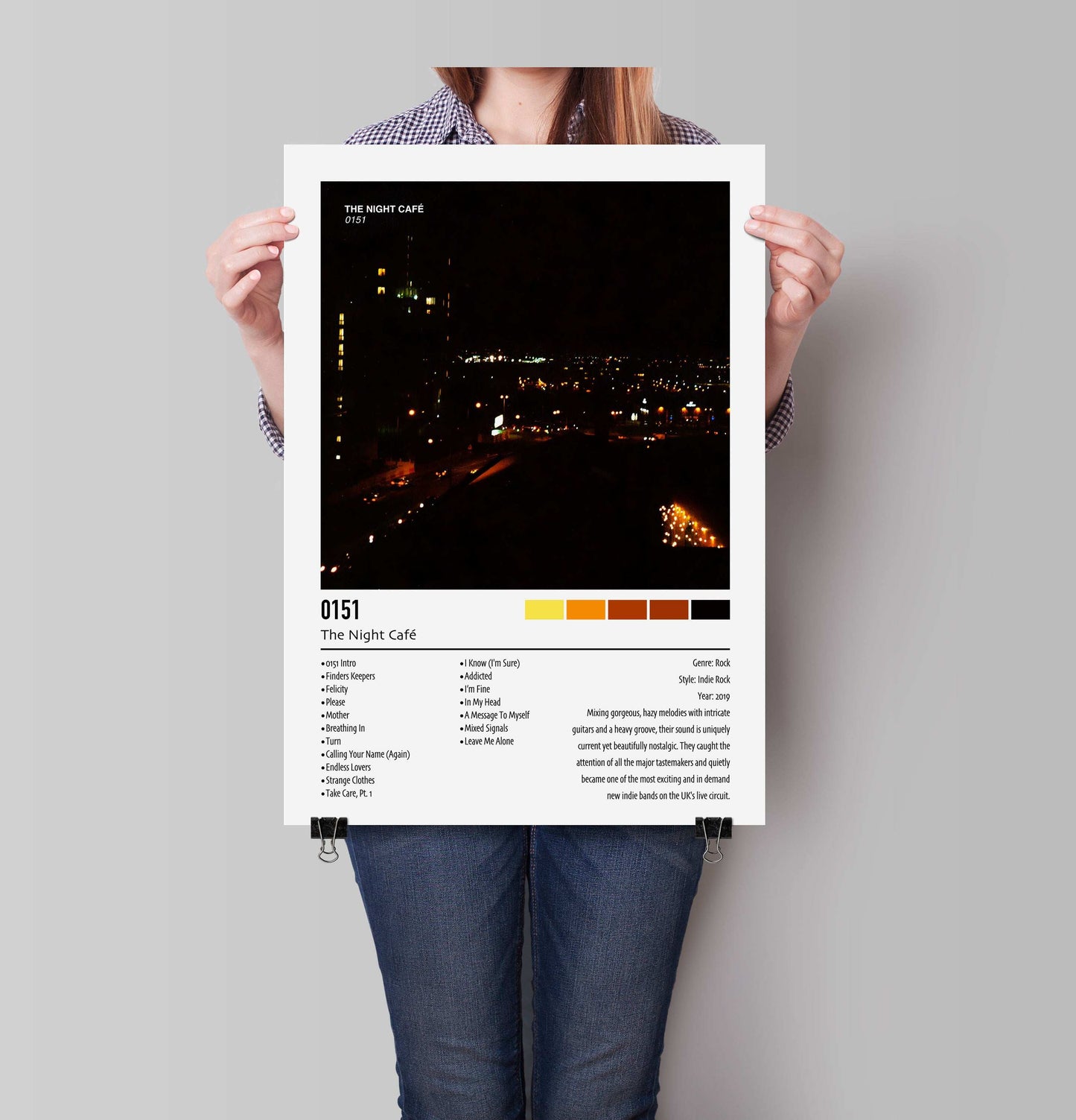The Night Café | 0151 | Custom Album Cover Poster Print