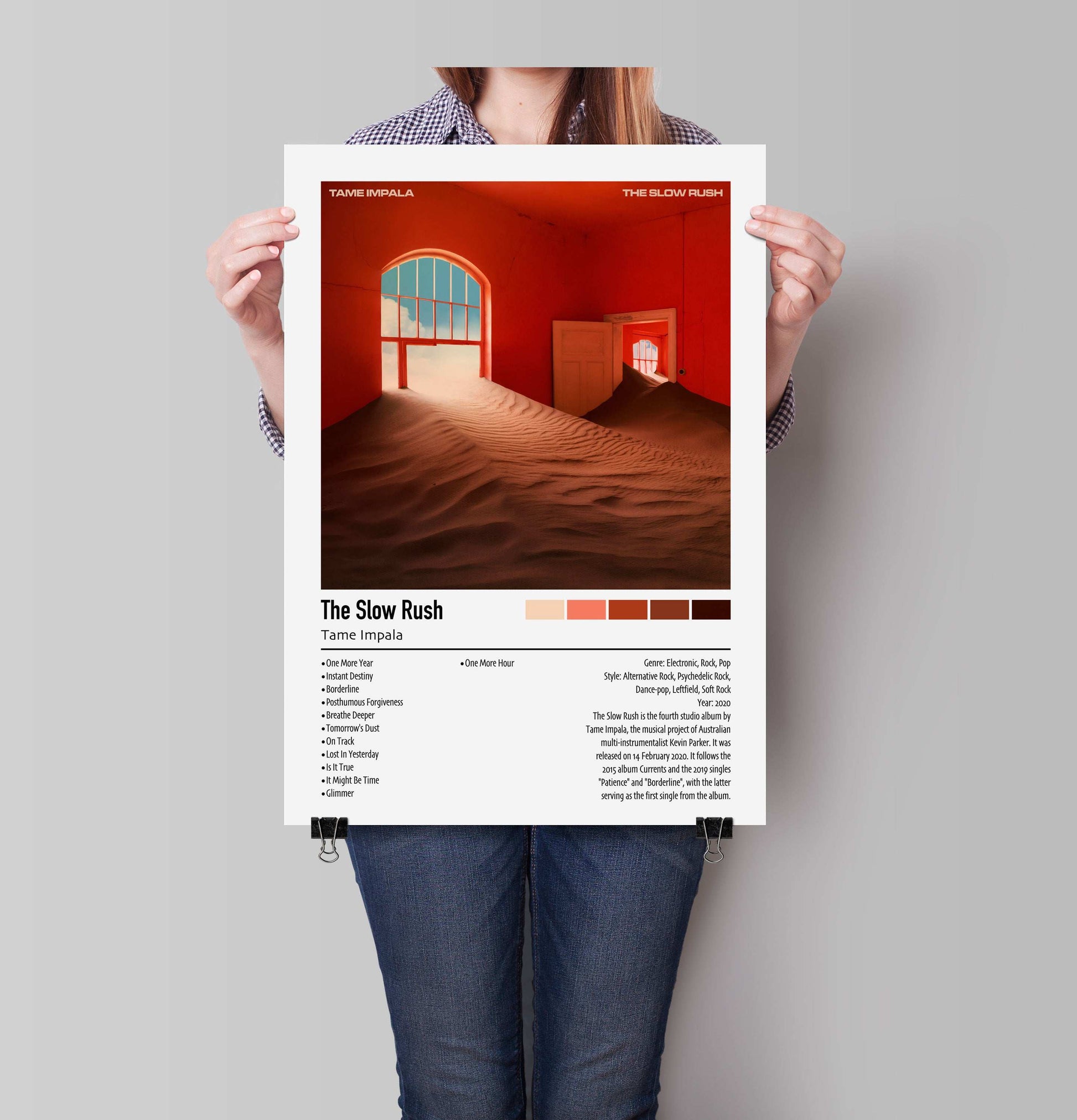 Tame Impala | The Slow Rush | Custom Album Cover Poster Print