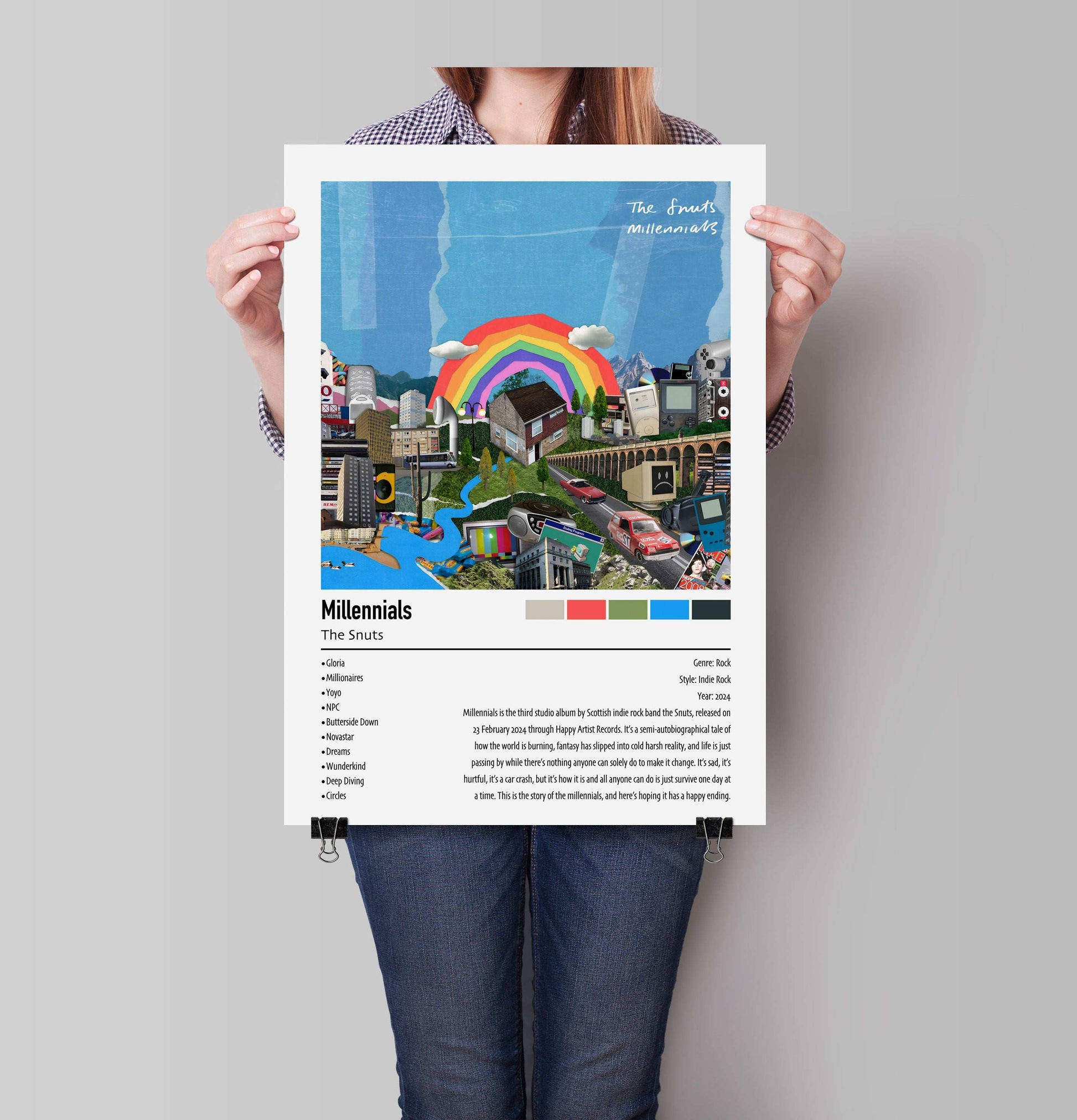 The Snuts | Millennials | Custom Album Cover Poster Print