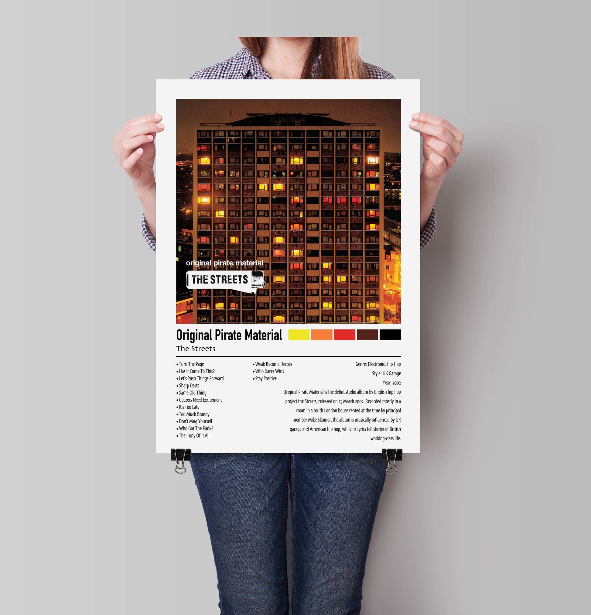 The Streets | Original Pirate Material | Custom Album Cover Poster Print